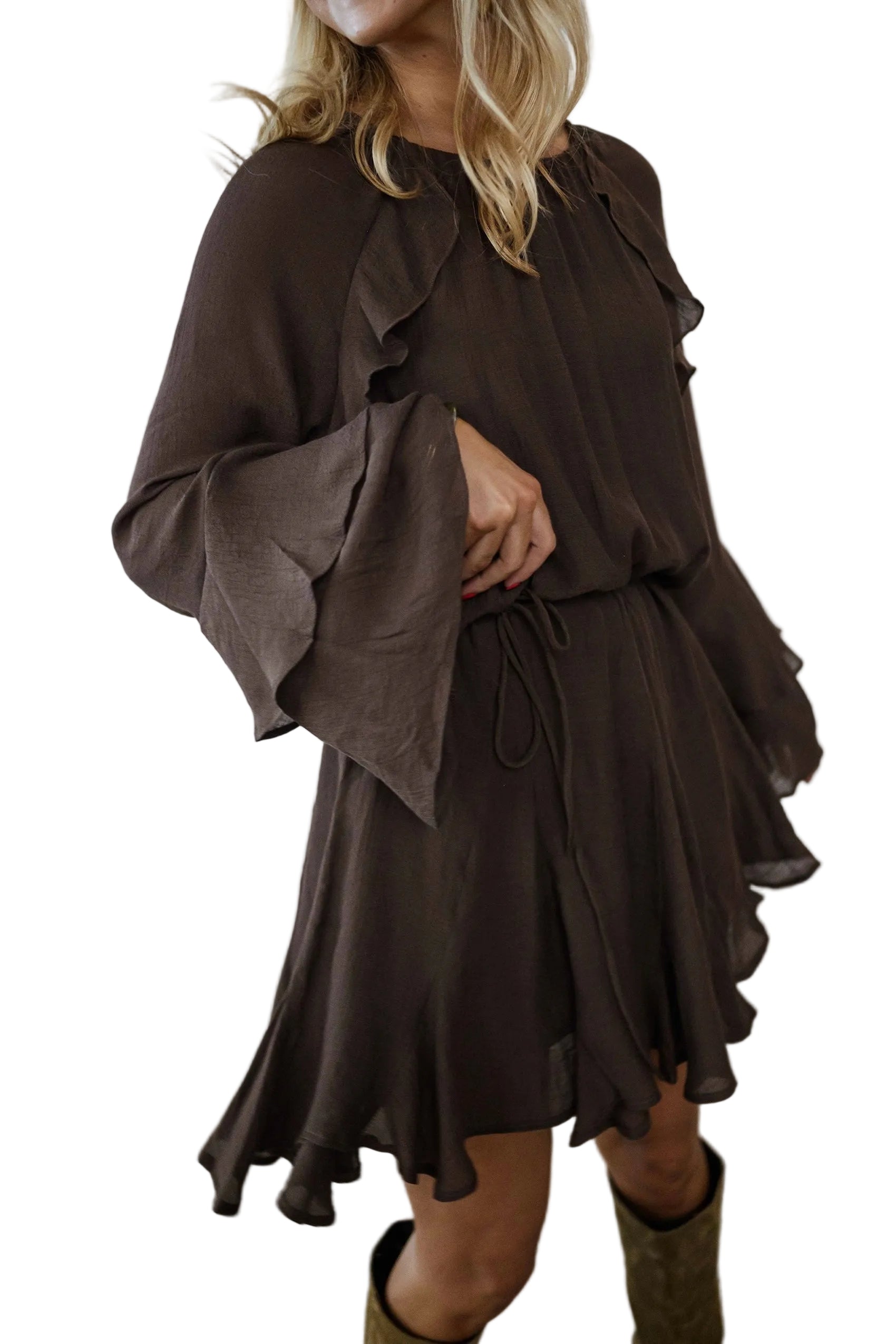 Ophie | Chocolate Audrina Dress