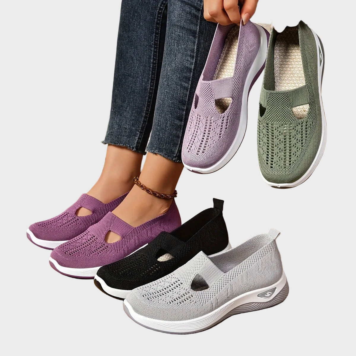 Rita - Carry Orthopedic Slip-On Shoes