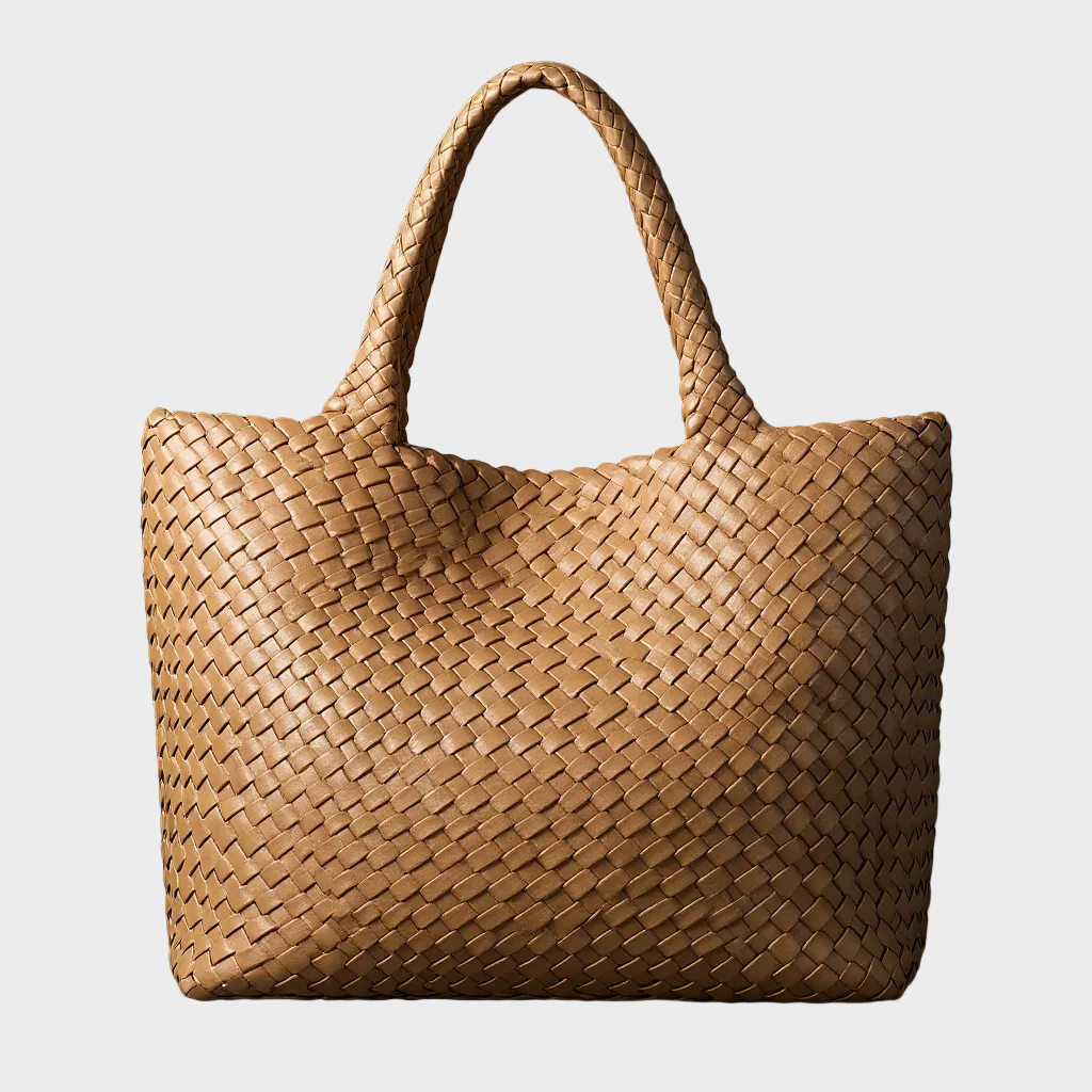 Lana Handwoven Leather Tote