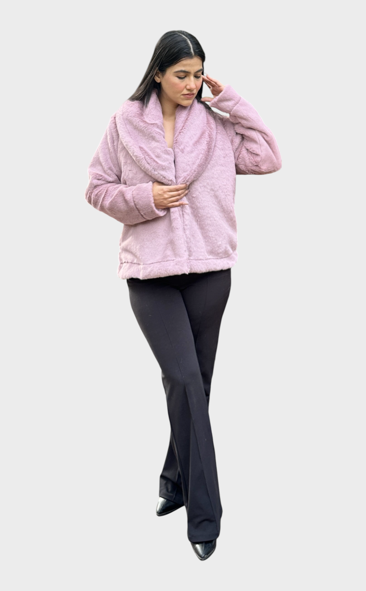 Willow | Sugar Plum Fur Jacket