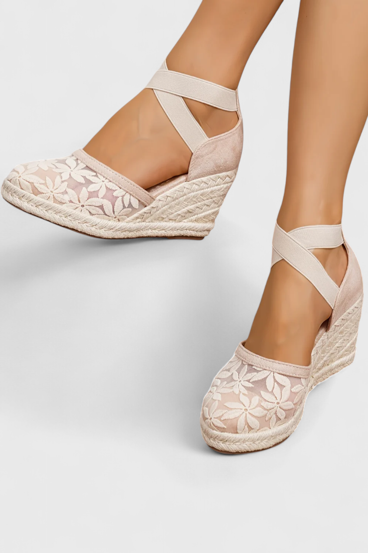 Phylis Orthopedic Sandals with Platform Heel