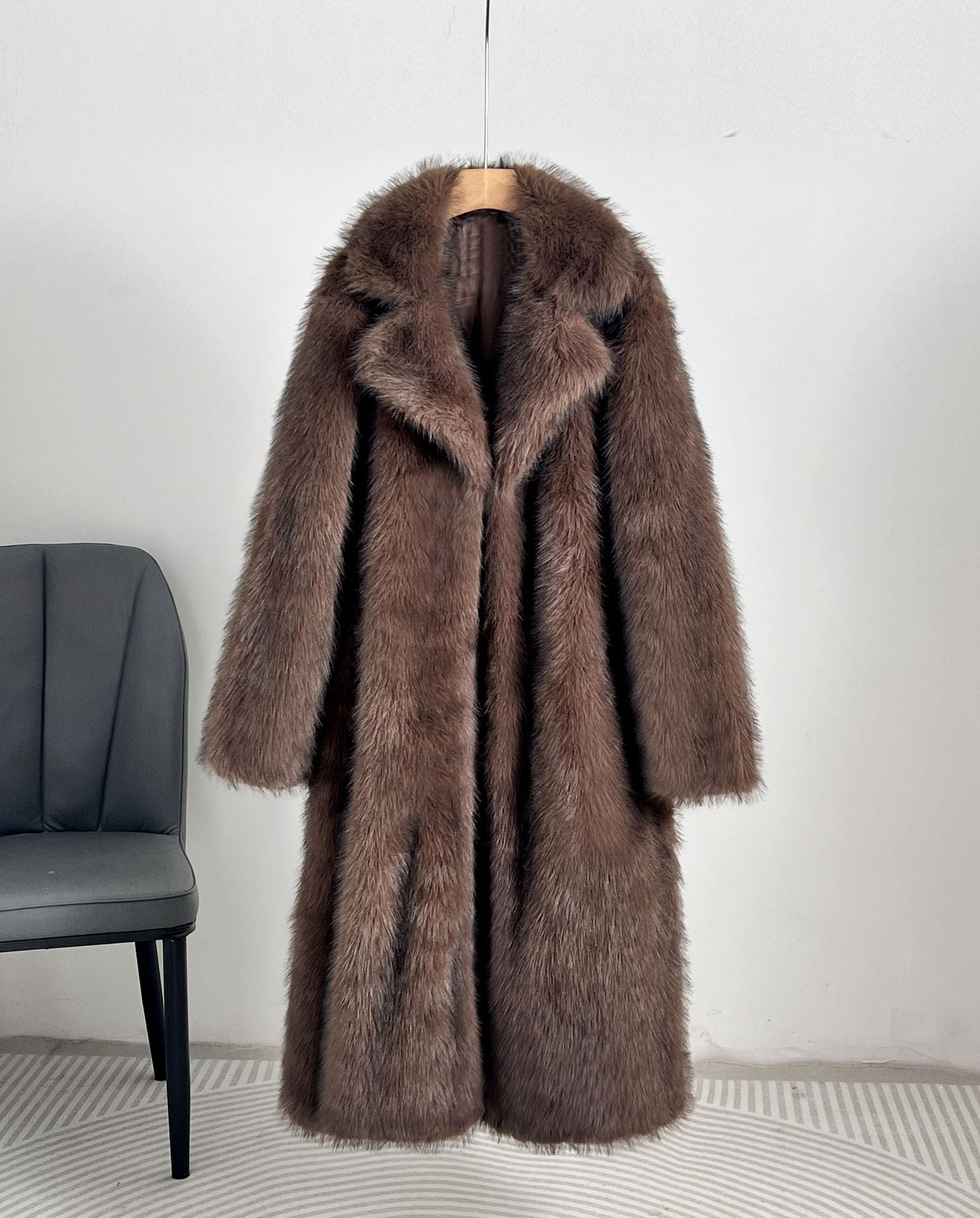 Harper - Long Faux Fur Jacket