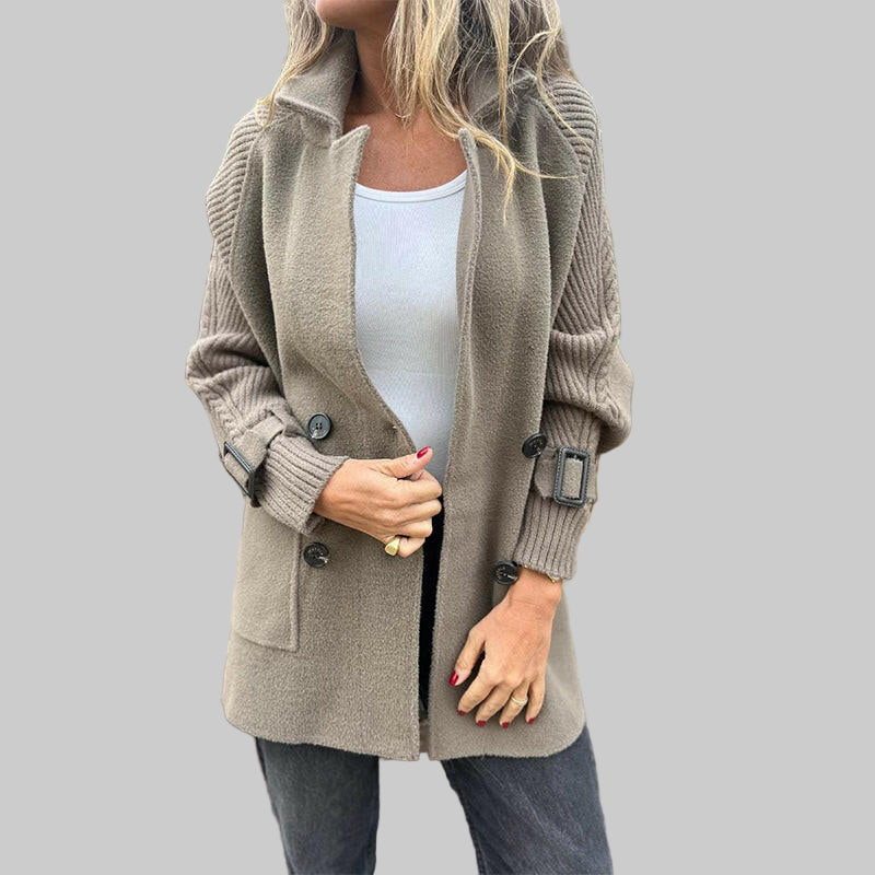 ISOLA™ | Mid-Length Double-Breasted Coat