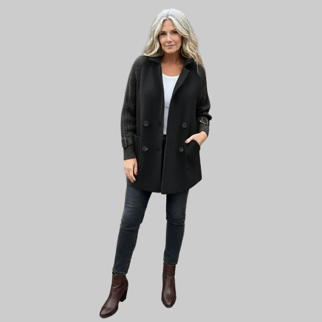 ISOLA™ | Mid-Length Double-Breasted Coat