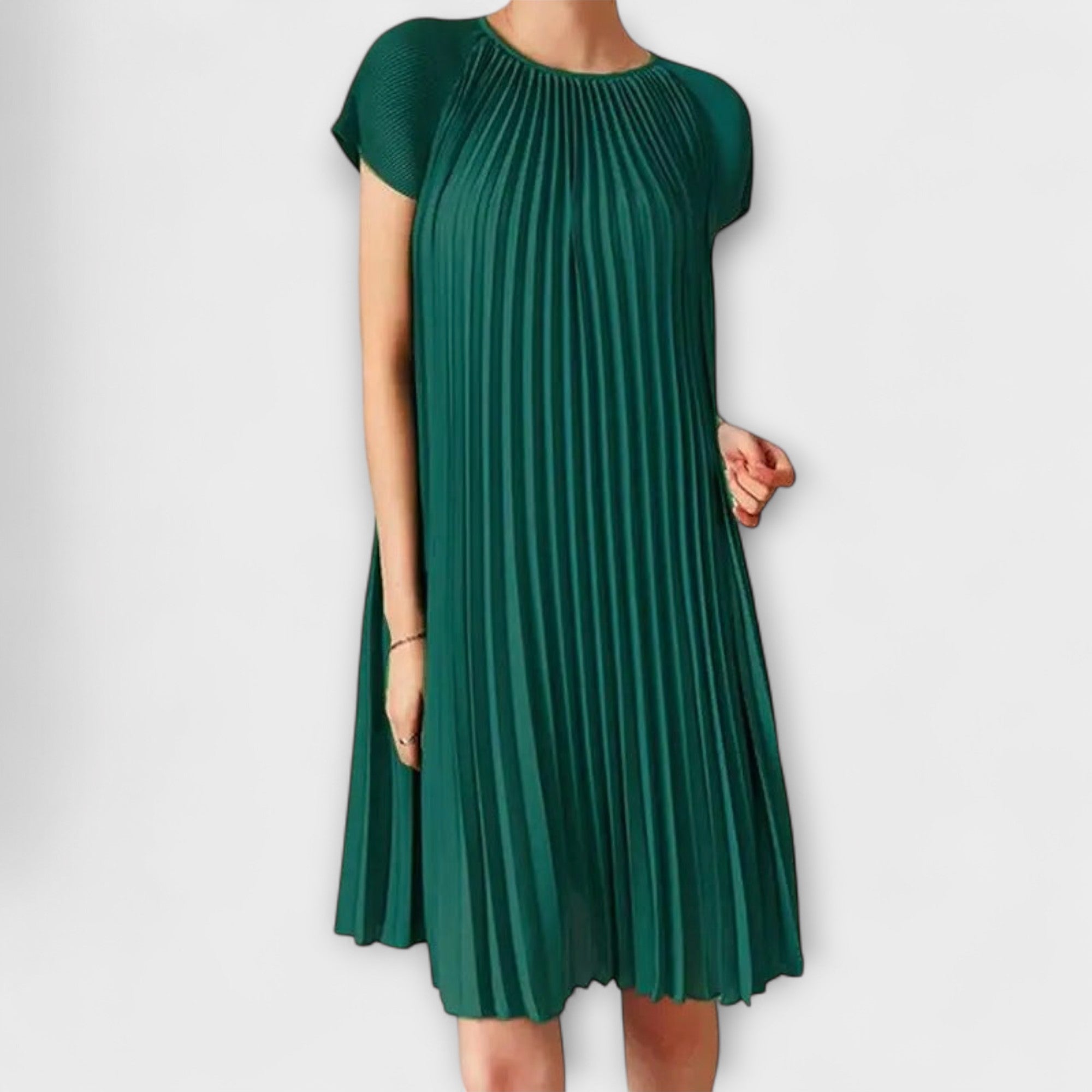Elegant Pleated Dress