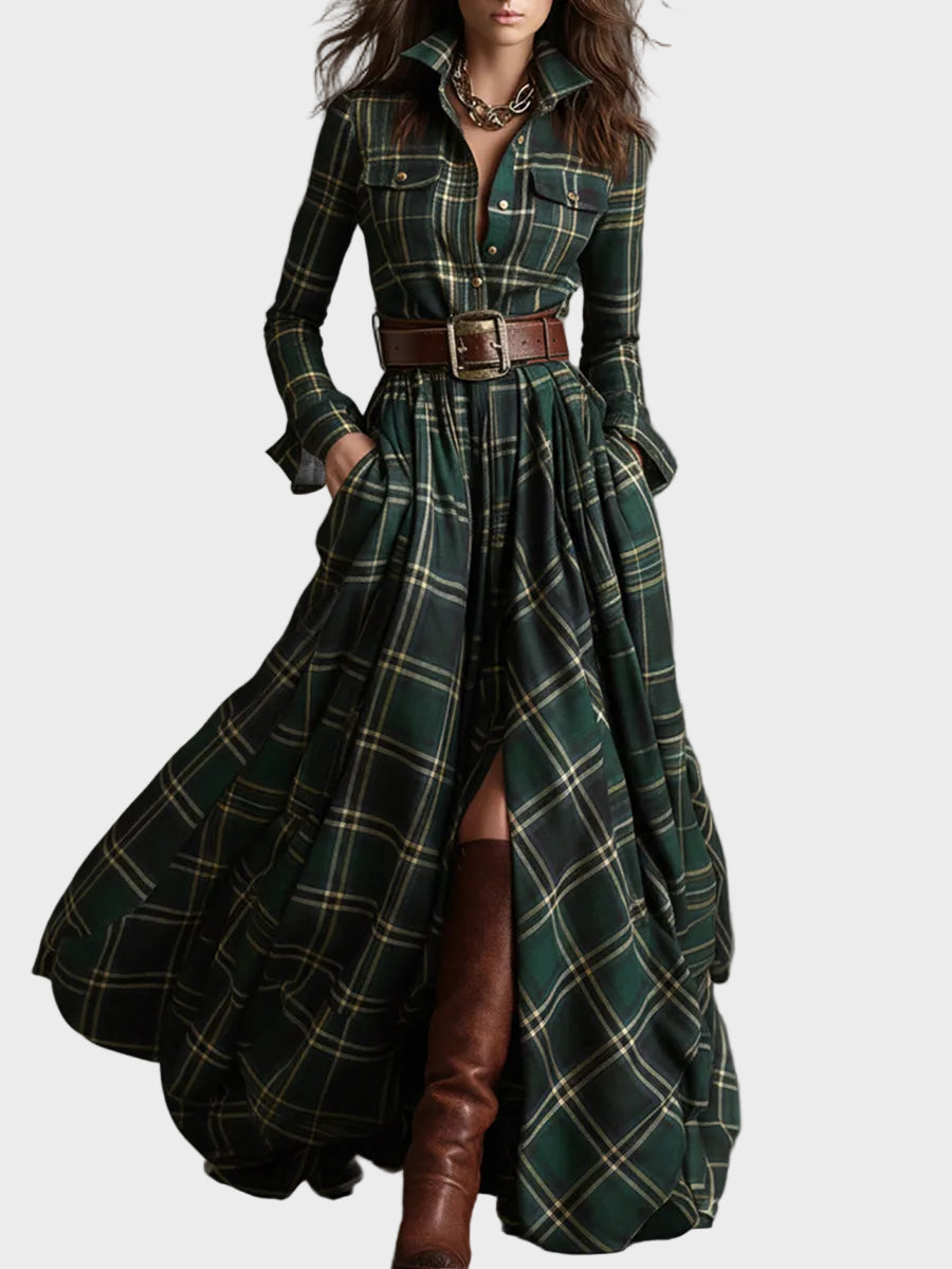 Scarlett | Belted Shirt Dress