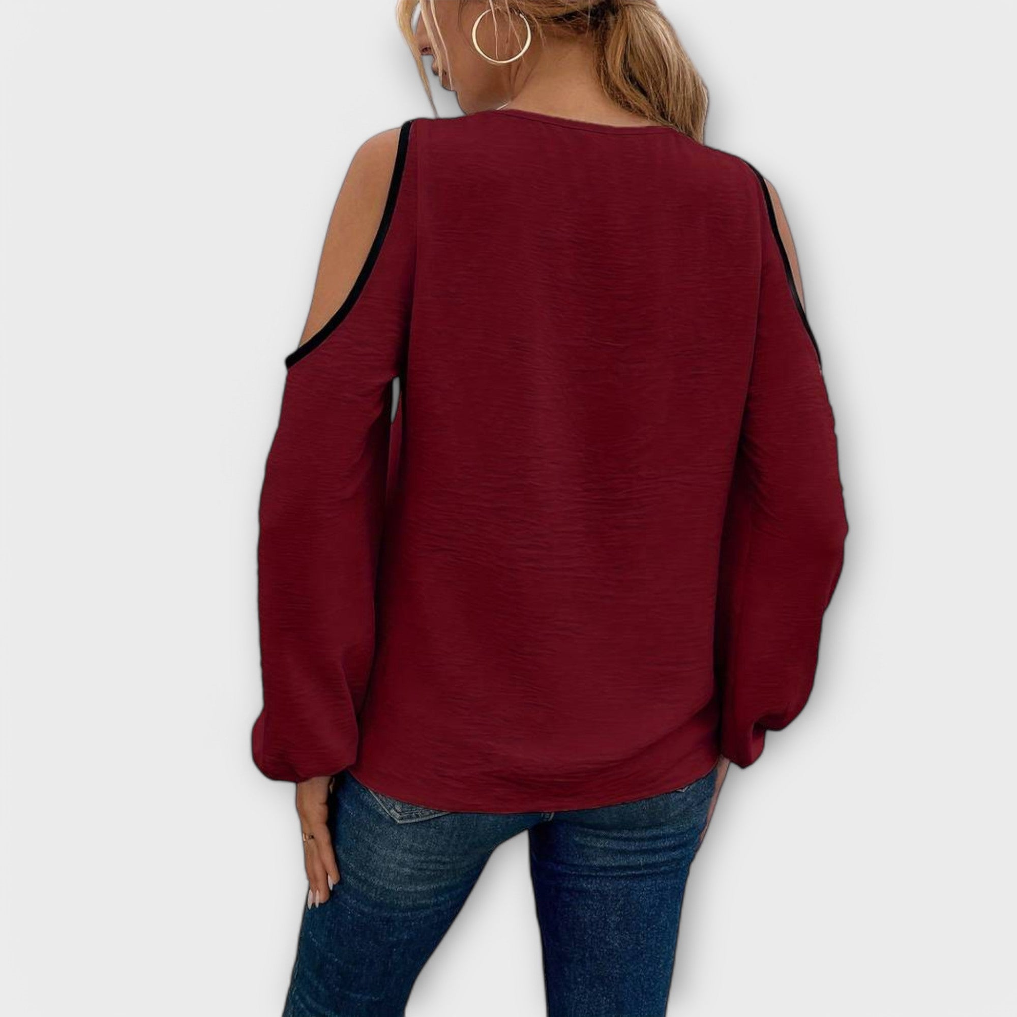 Scarlett - Square-neck blouse