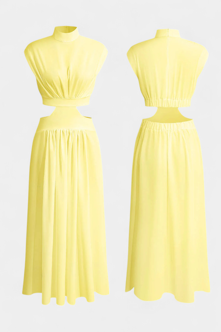 Jocelyn Side Slit Dress Set