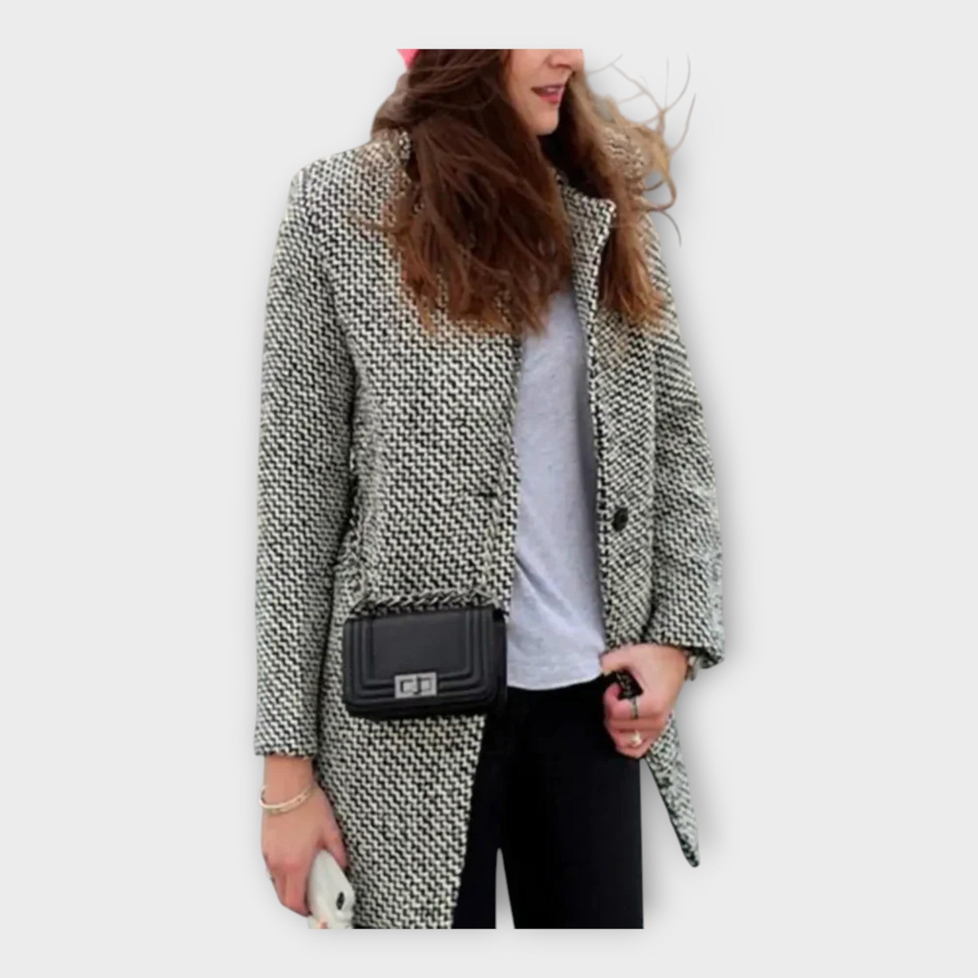 Elegant Wool Coat with Timeless Style