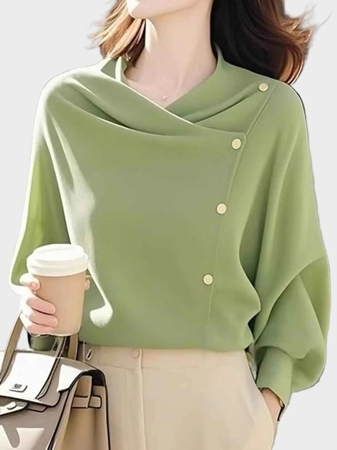 Brianna - Loose Swing Solid Color Knitted Top