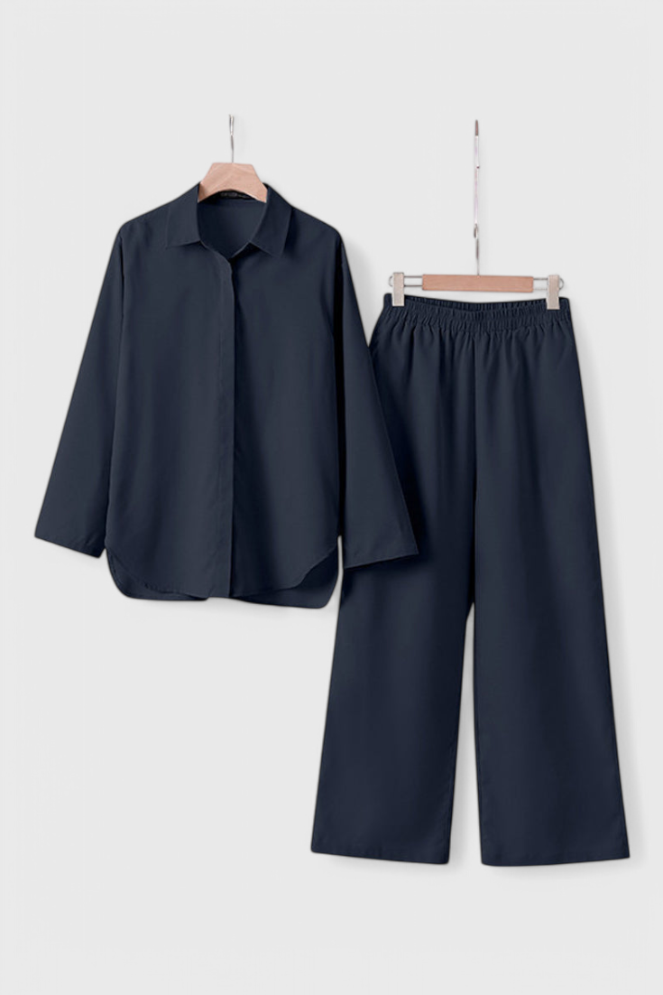 Skye Two-Piece Cotton and Linen Set