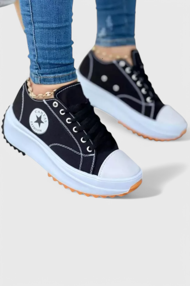 Taya Chunky Canvas Sneakers