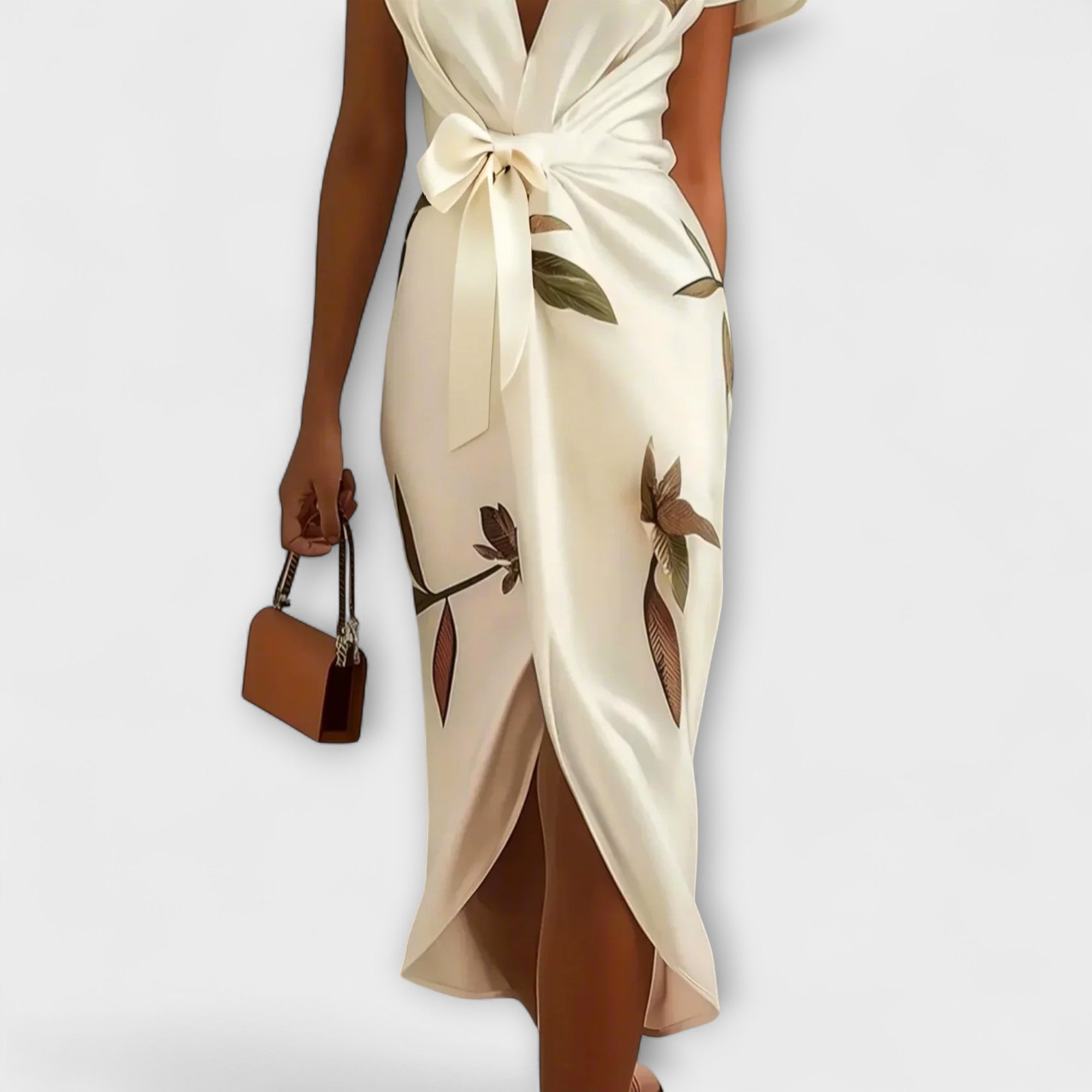 Satin A-Line Dress