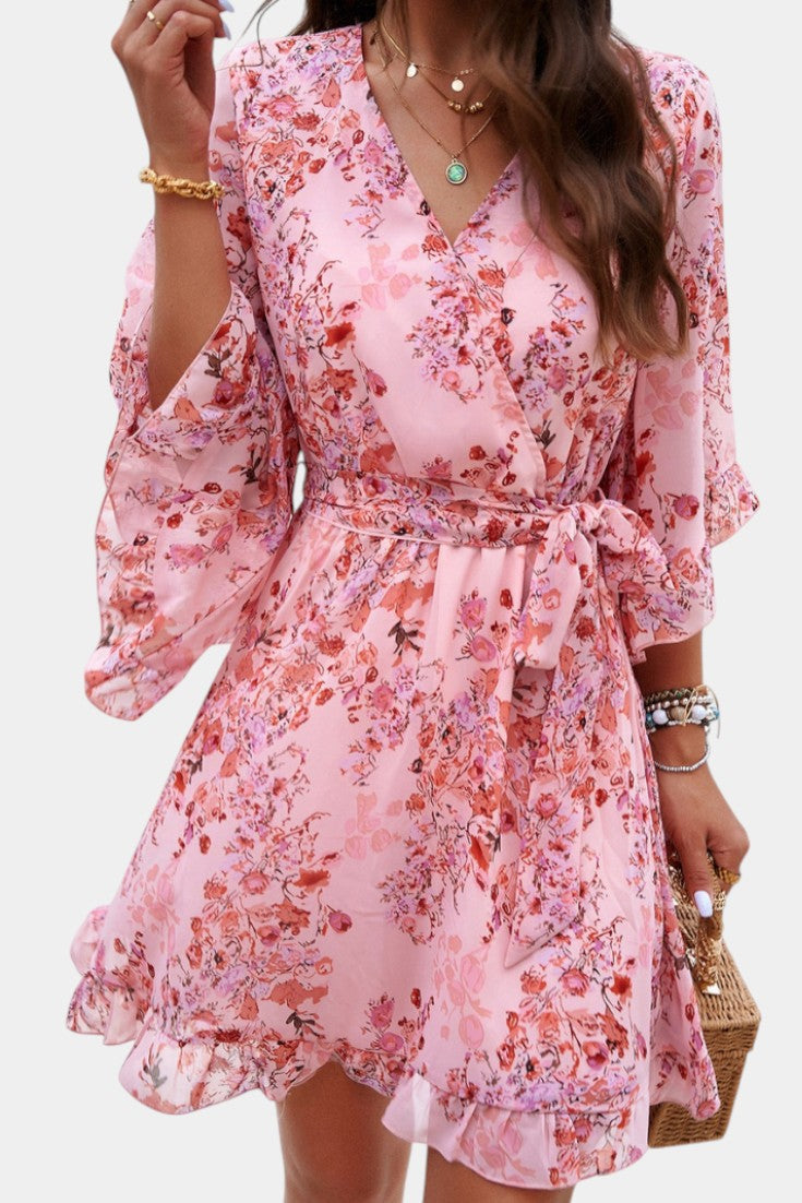 Besa Mini Floral Print Dress