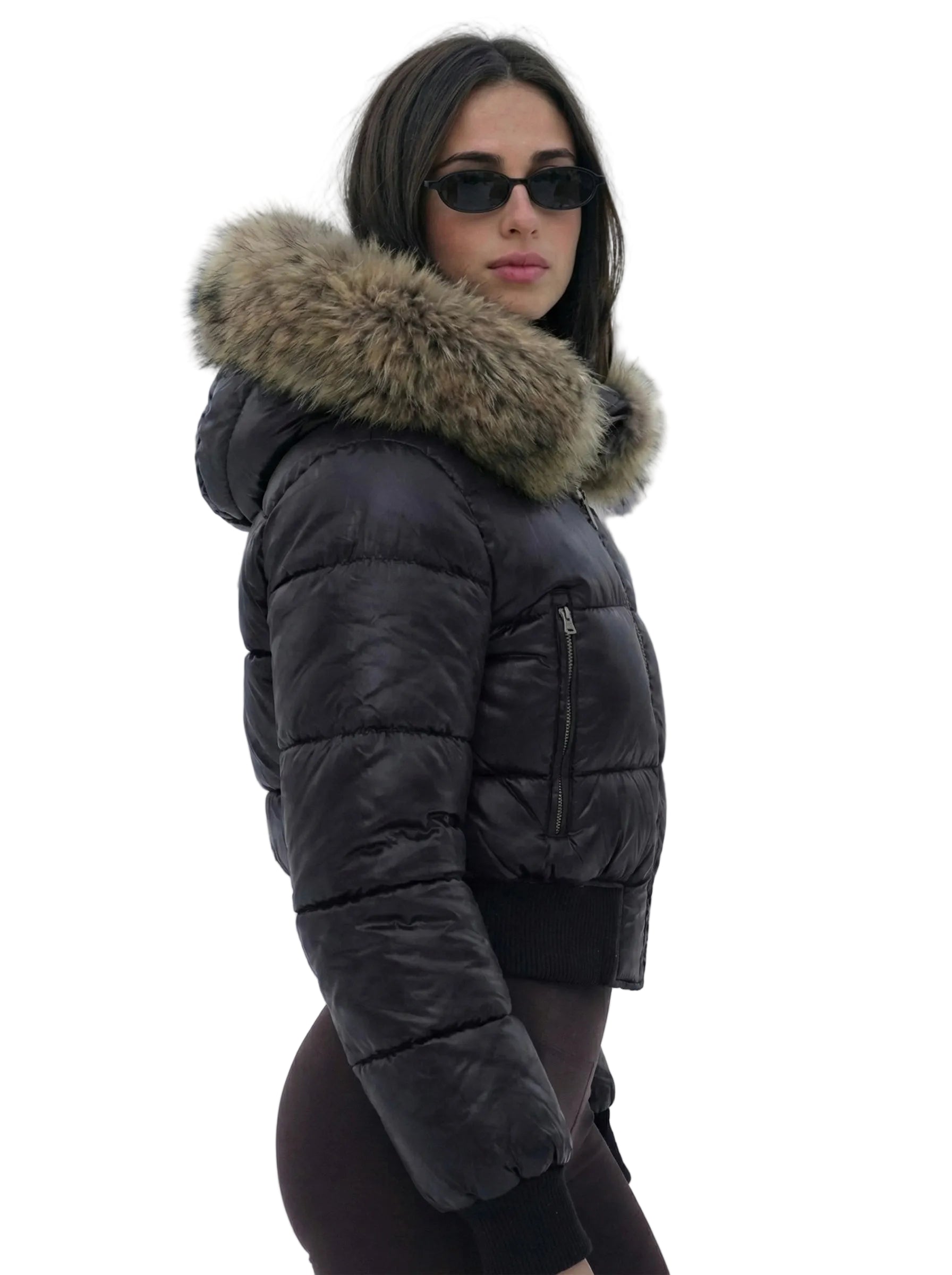 Savoy | Faux Fur Hooded Puffer Jacket