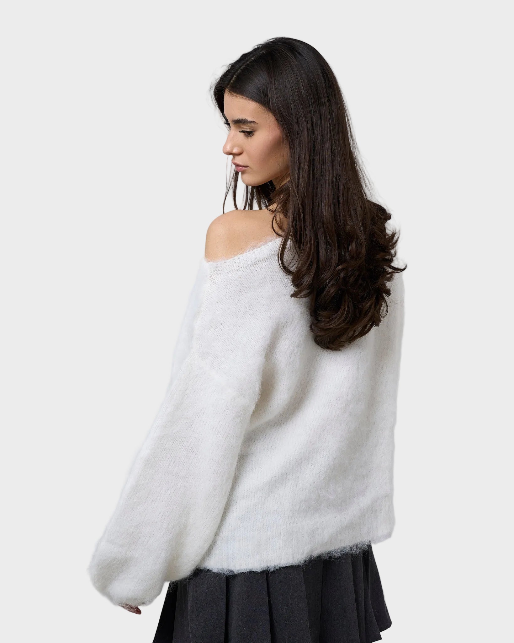 Adalisa Knit Sweater - White