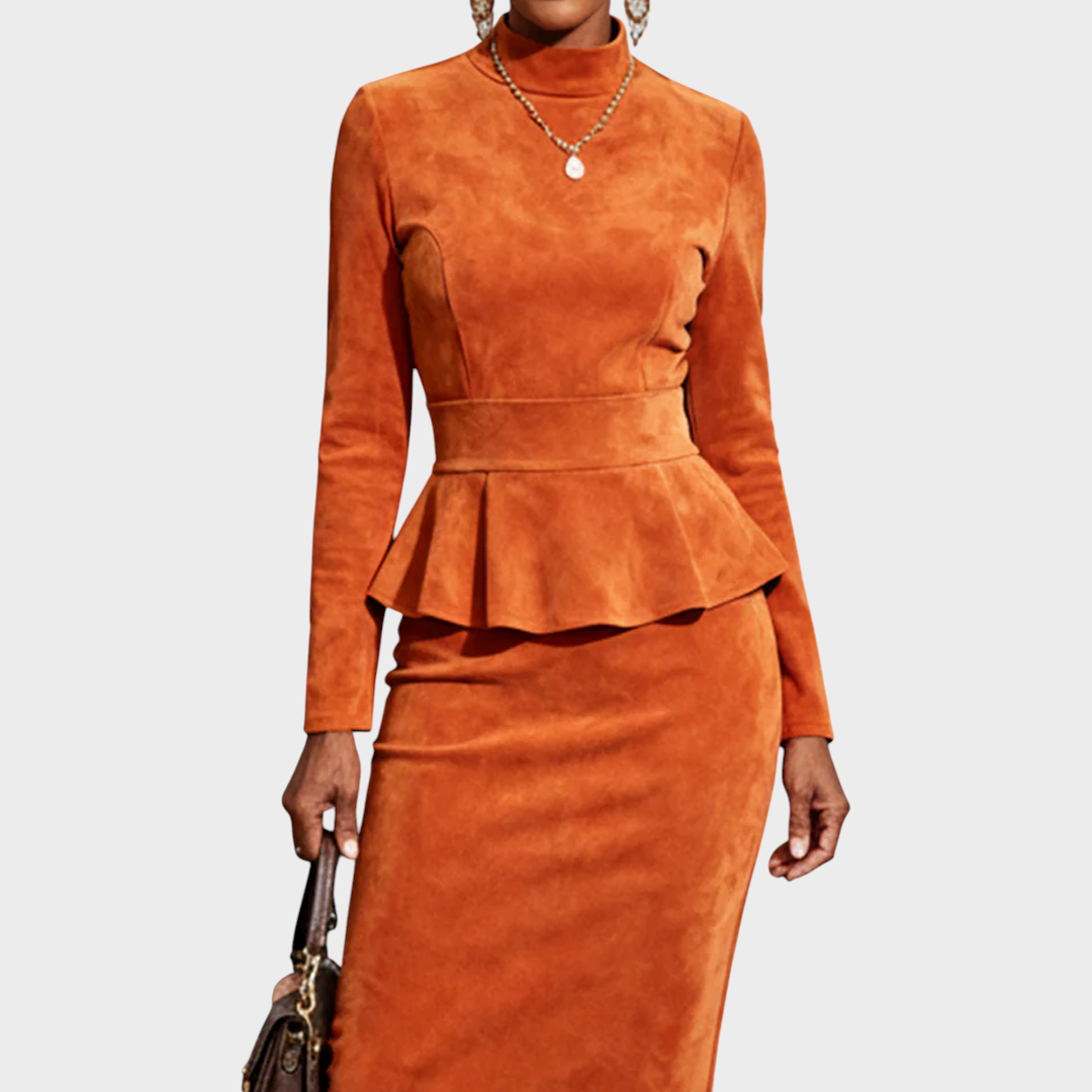 Maricris | Urban blouse with straight collar