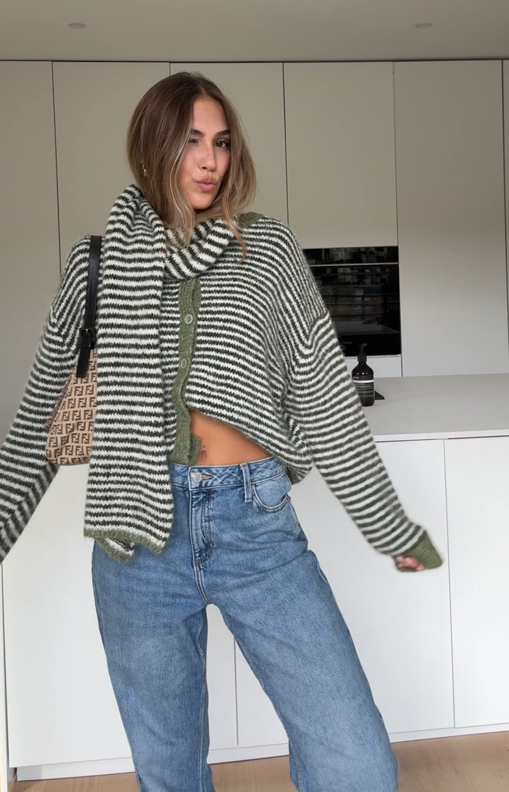 Soft striped sweater