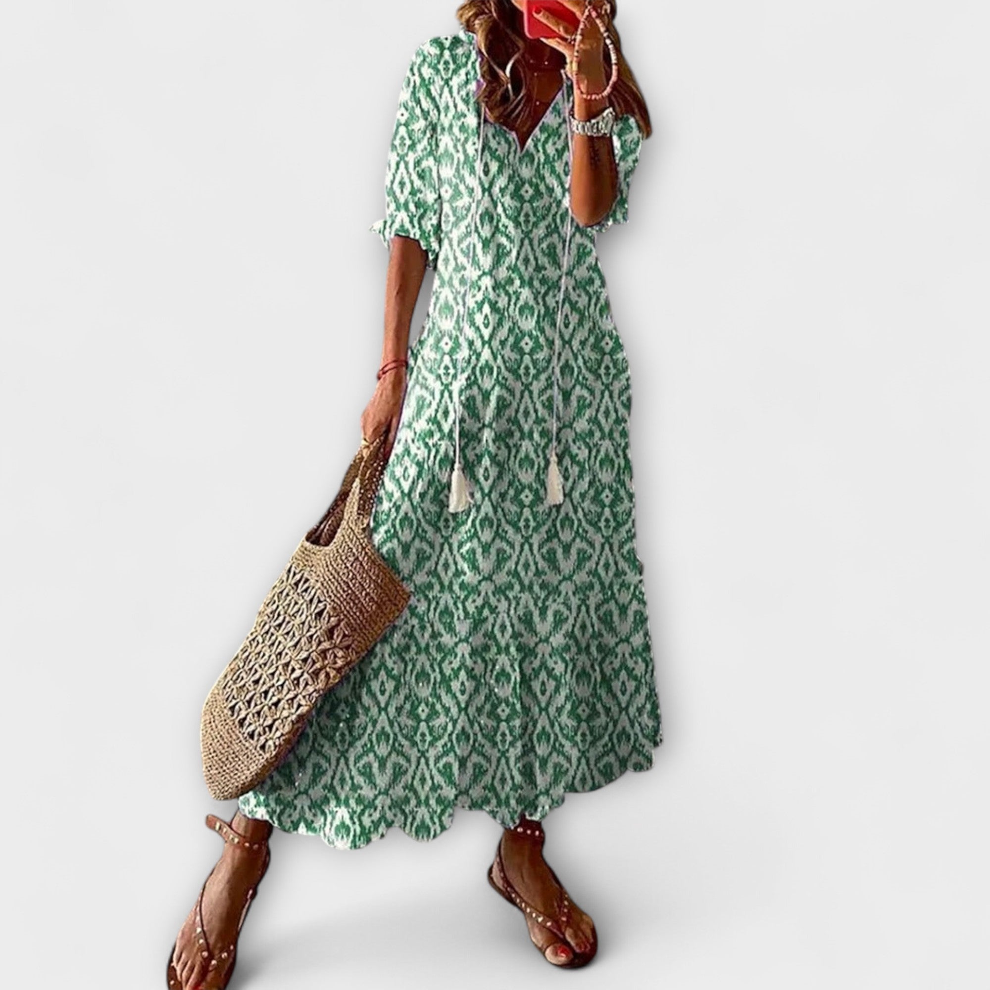 Anna — Bohemian Summer Dress with a Flowing Silhouette