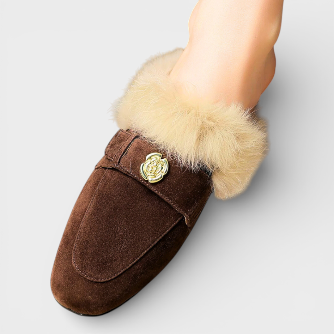 Harriet | Suede boots with fur