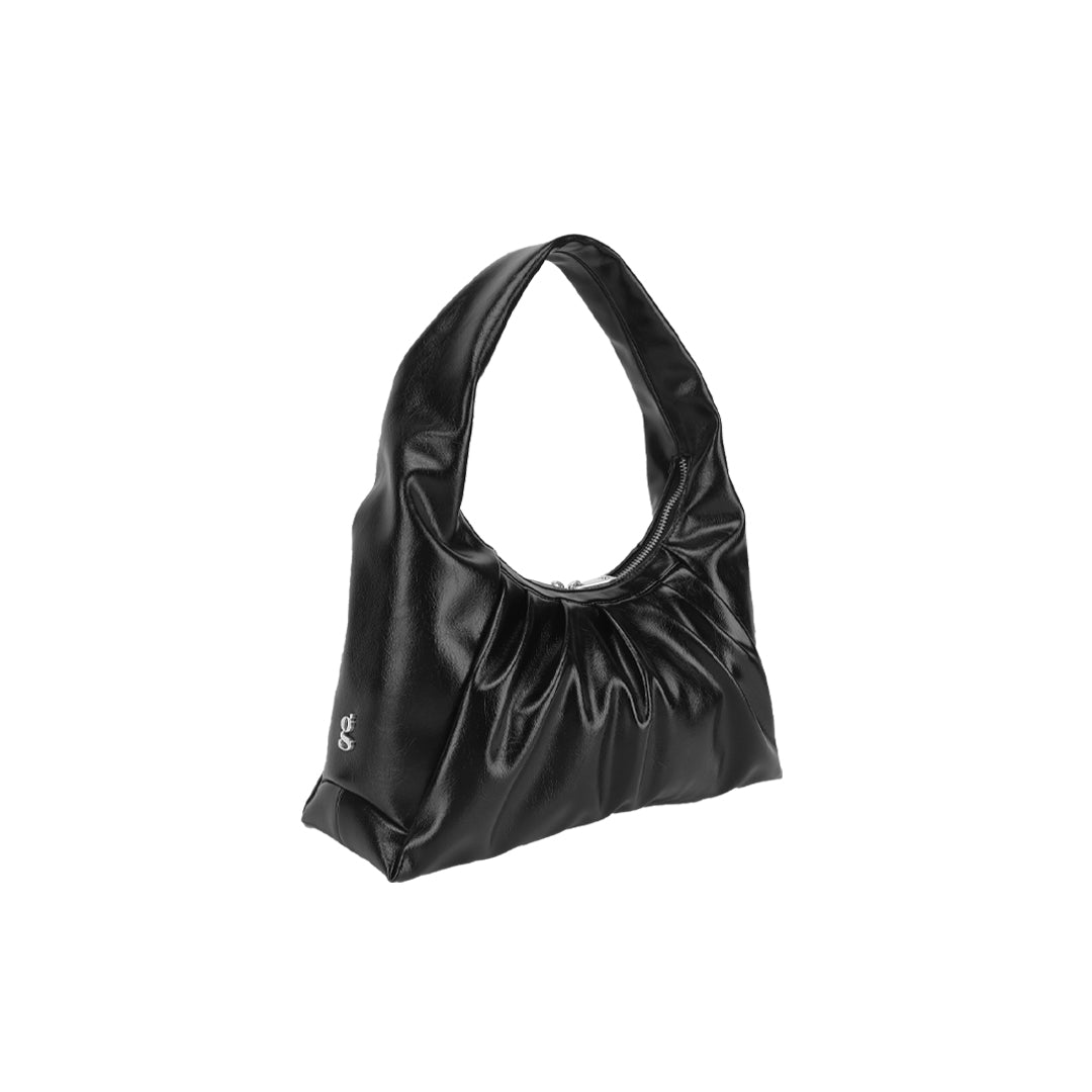 Demi | Crescent-shaped Hobo bag (black)