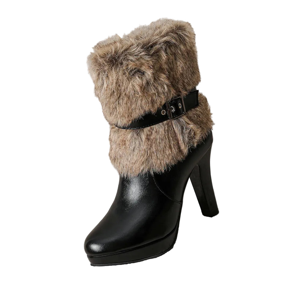 Carmen - Faux Fur Boots