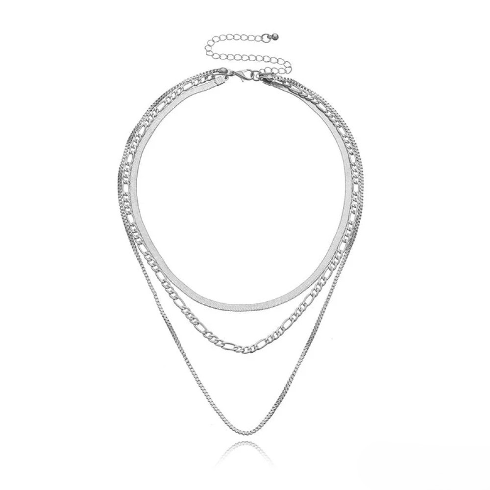 Vintage three-layer necklace