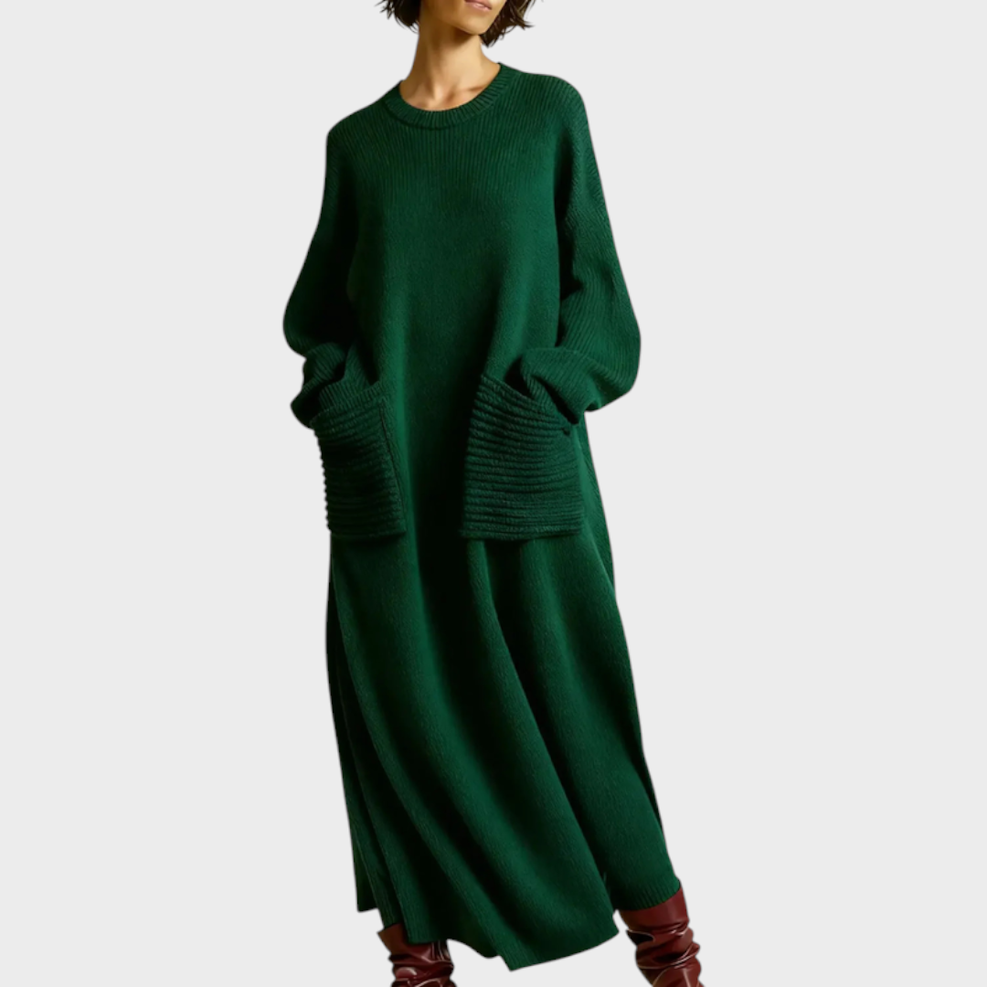 Raya | Knit-Pocket Dress