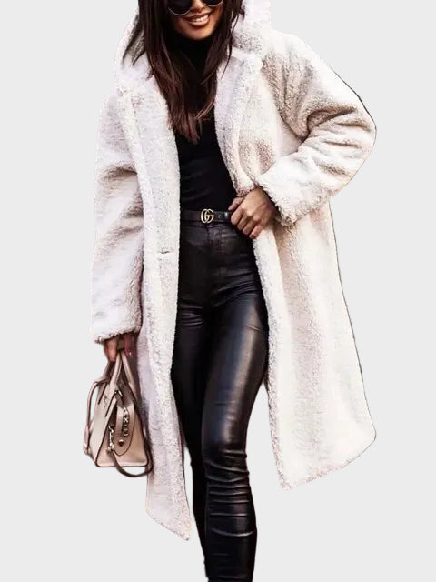 Rina | Cozy Fleece Down Jacket