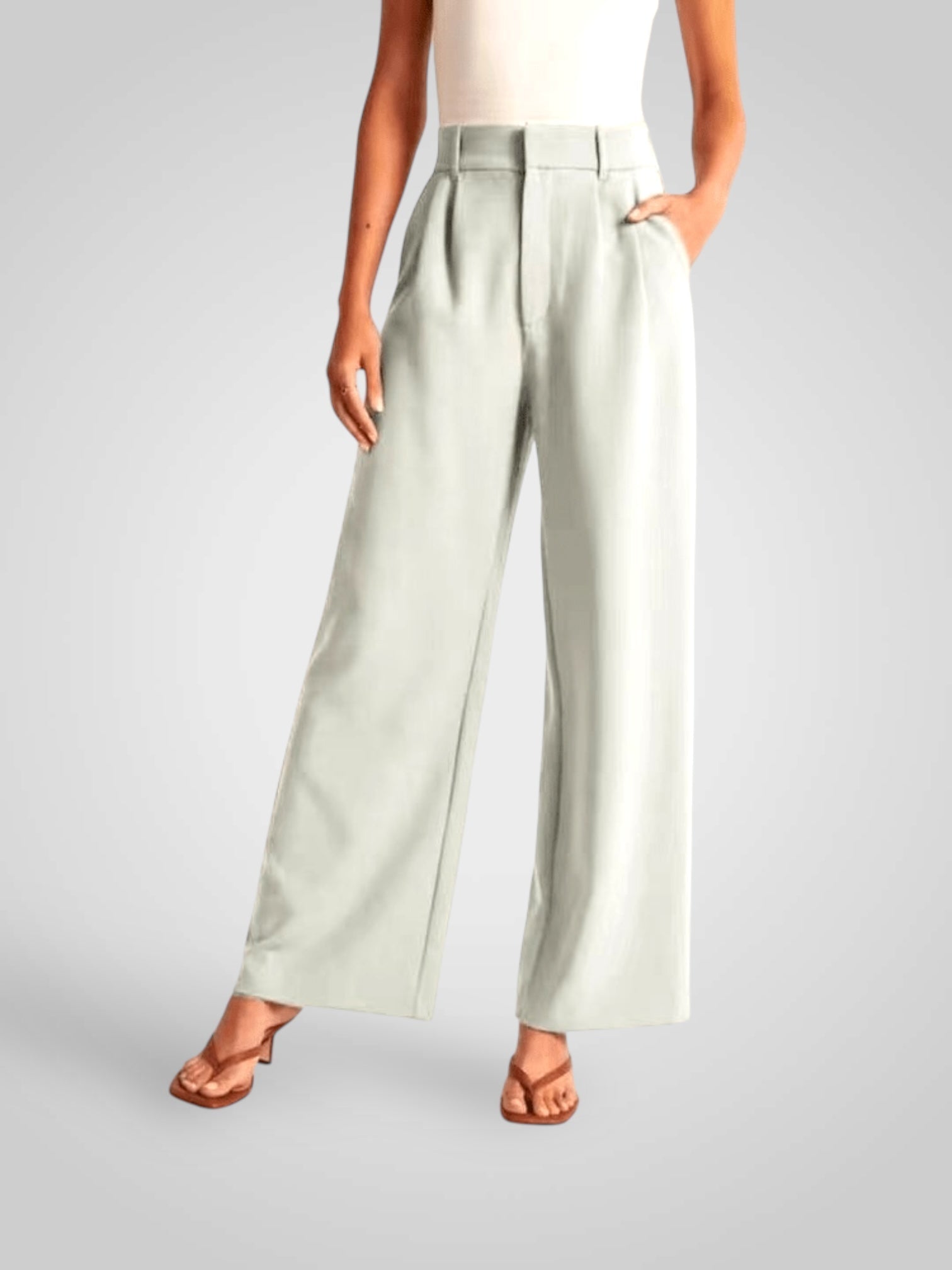 Vira | High-Waisted Wide Leg Pants