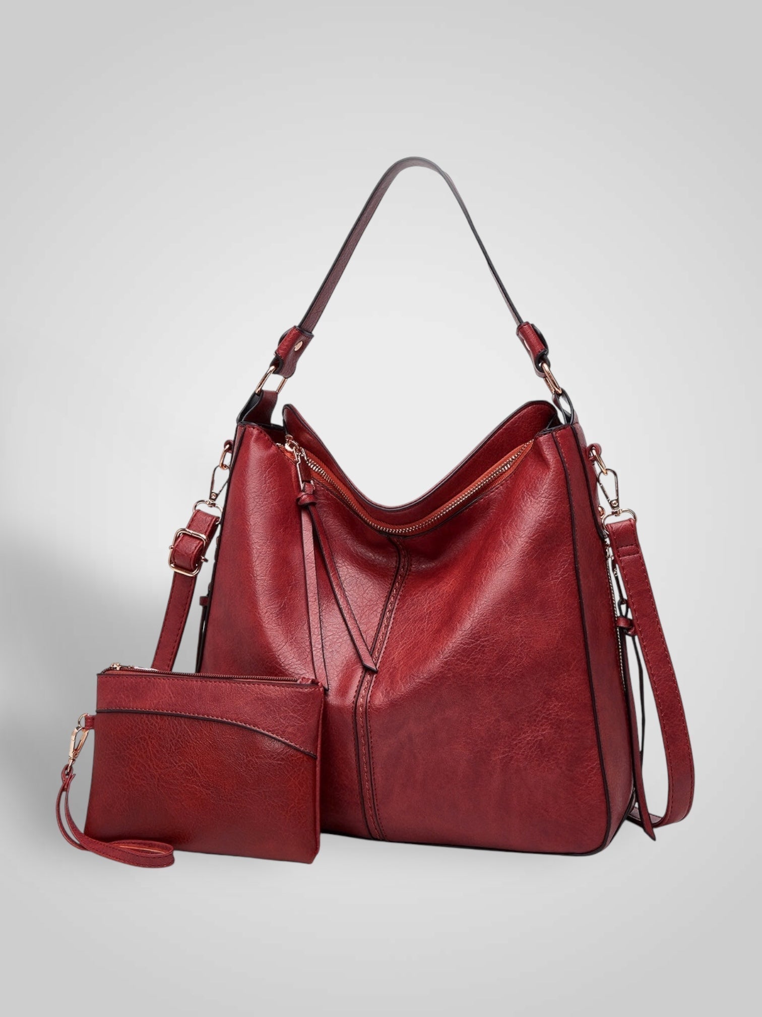 Souf | Luxury Leather Anti-Theft Hobo Bag