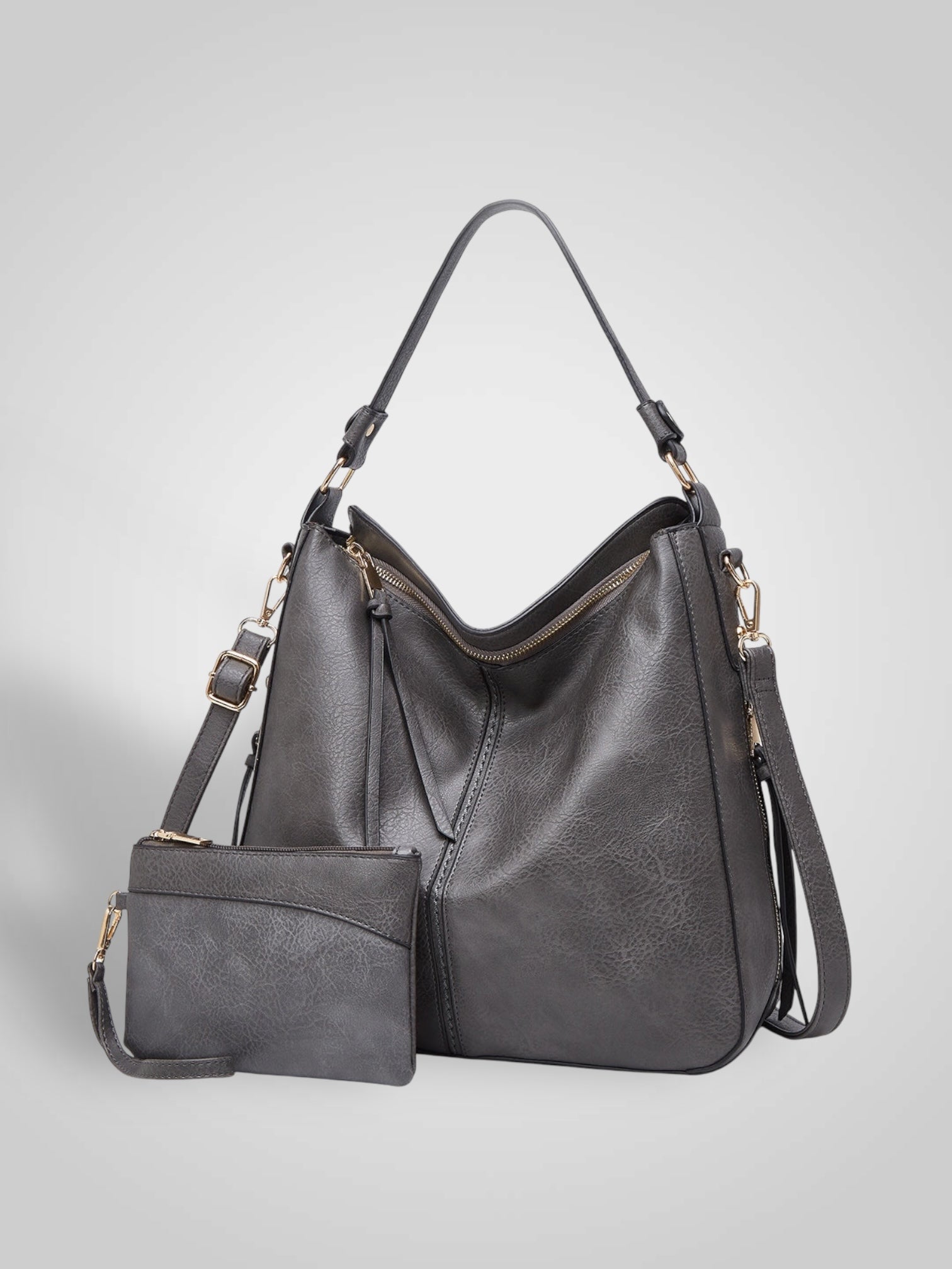 Souf | Luxury Leather Anti-Theft Hobo Bag
