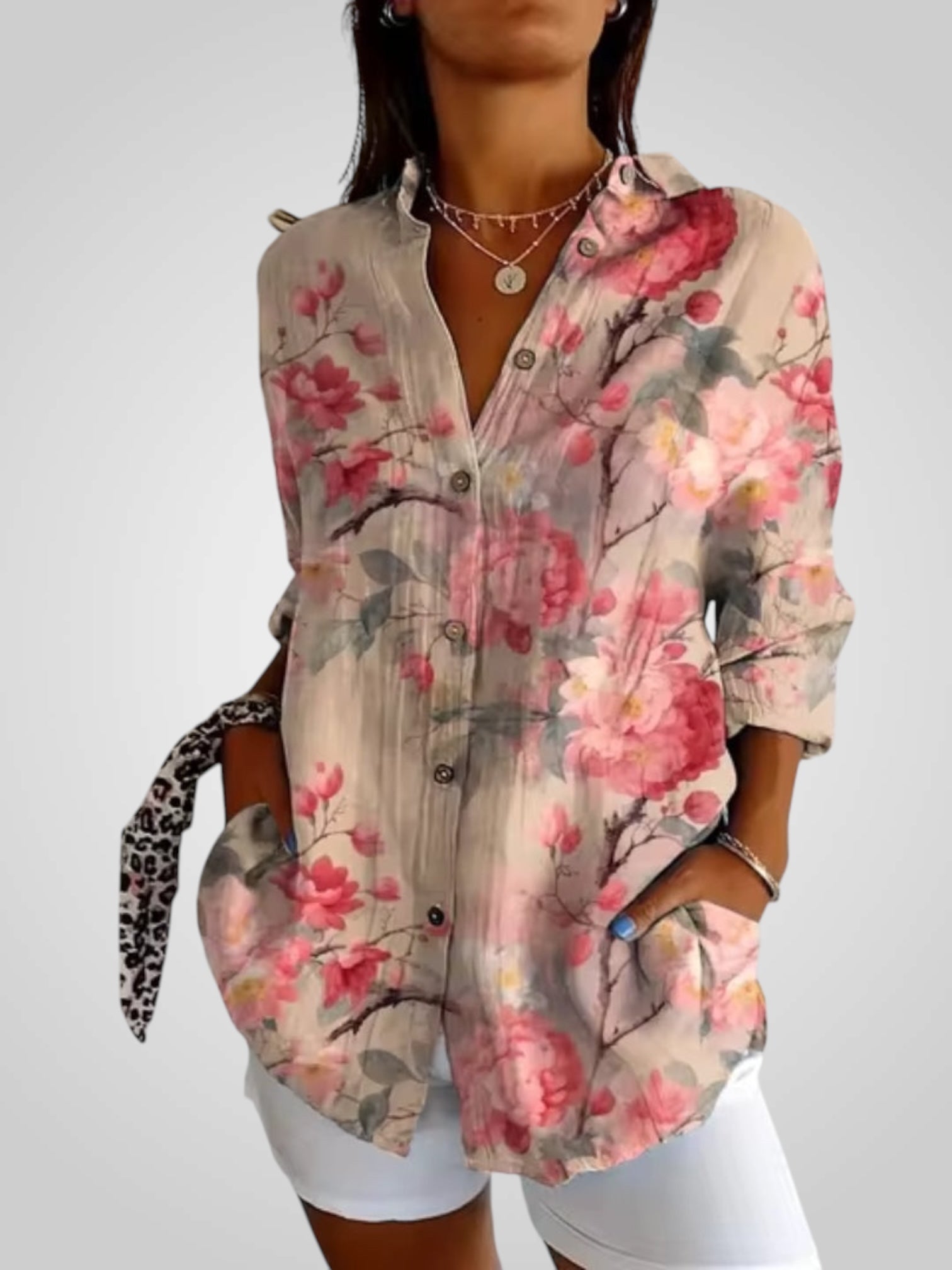 Floria | Blouse with Flowers