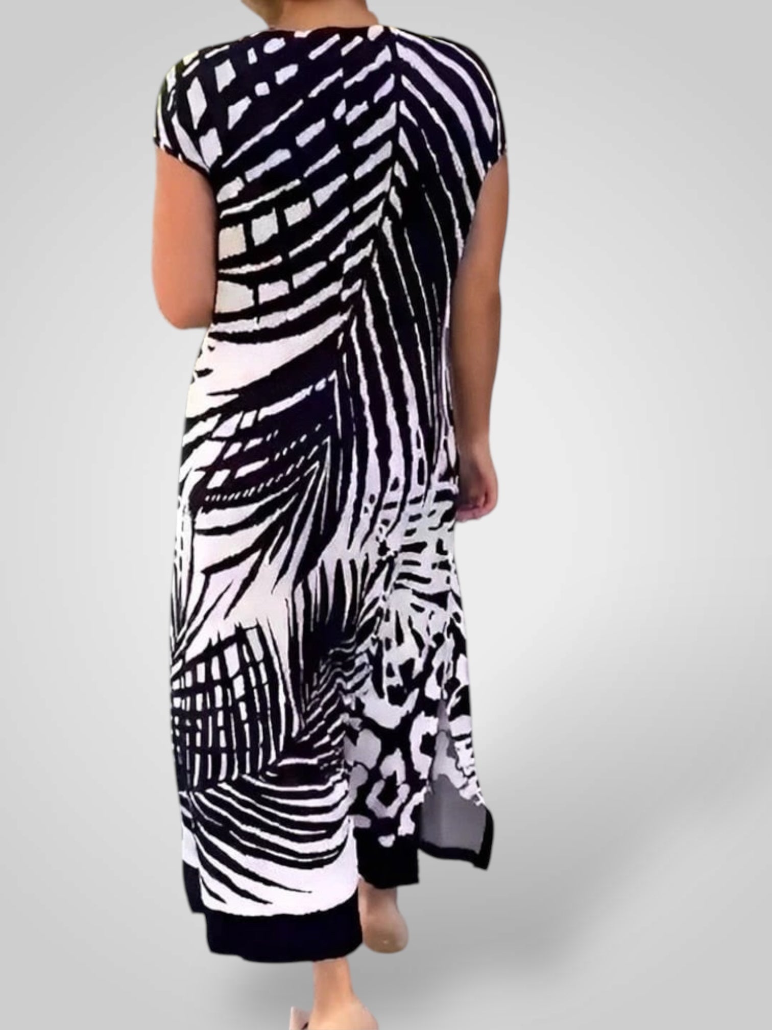 Roda | Casual Printed Short Sleeve Dress