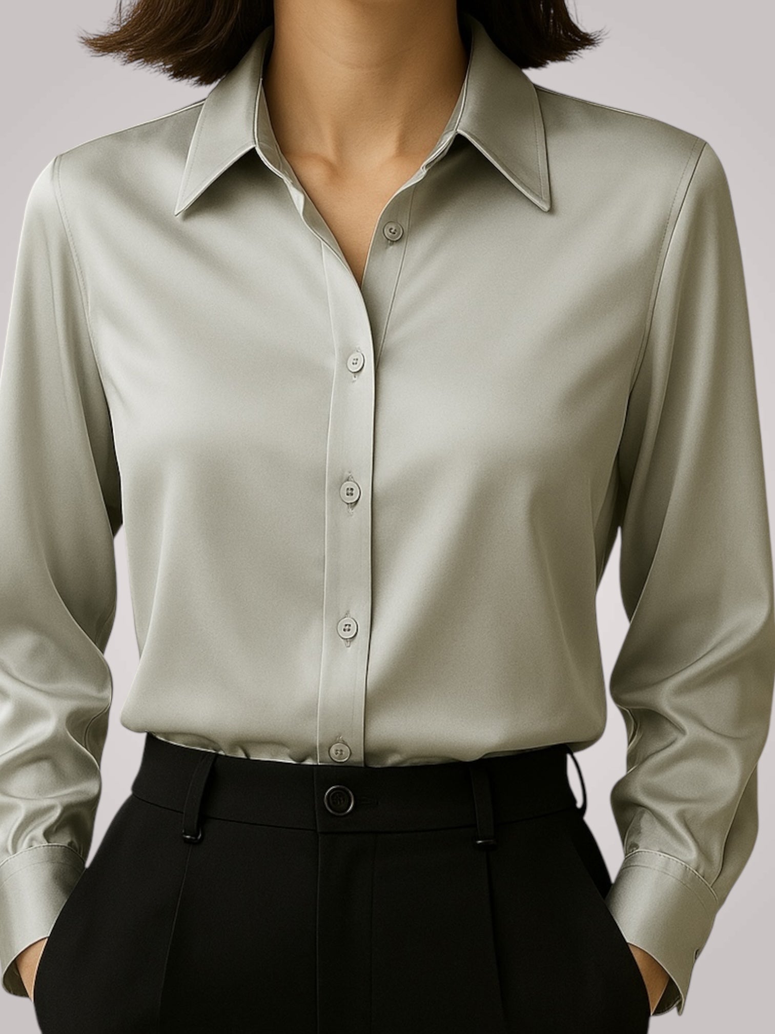 Elvir | Satin Blouse