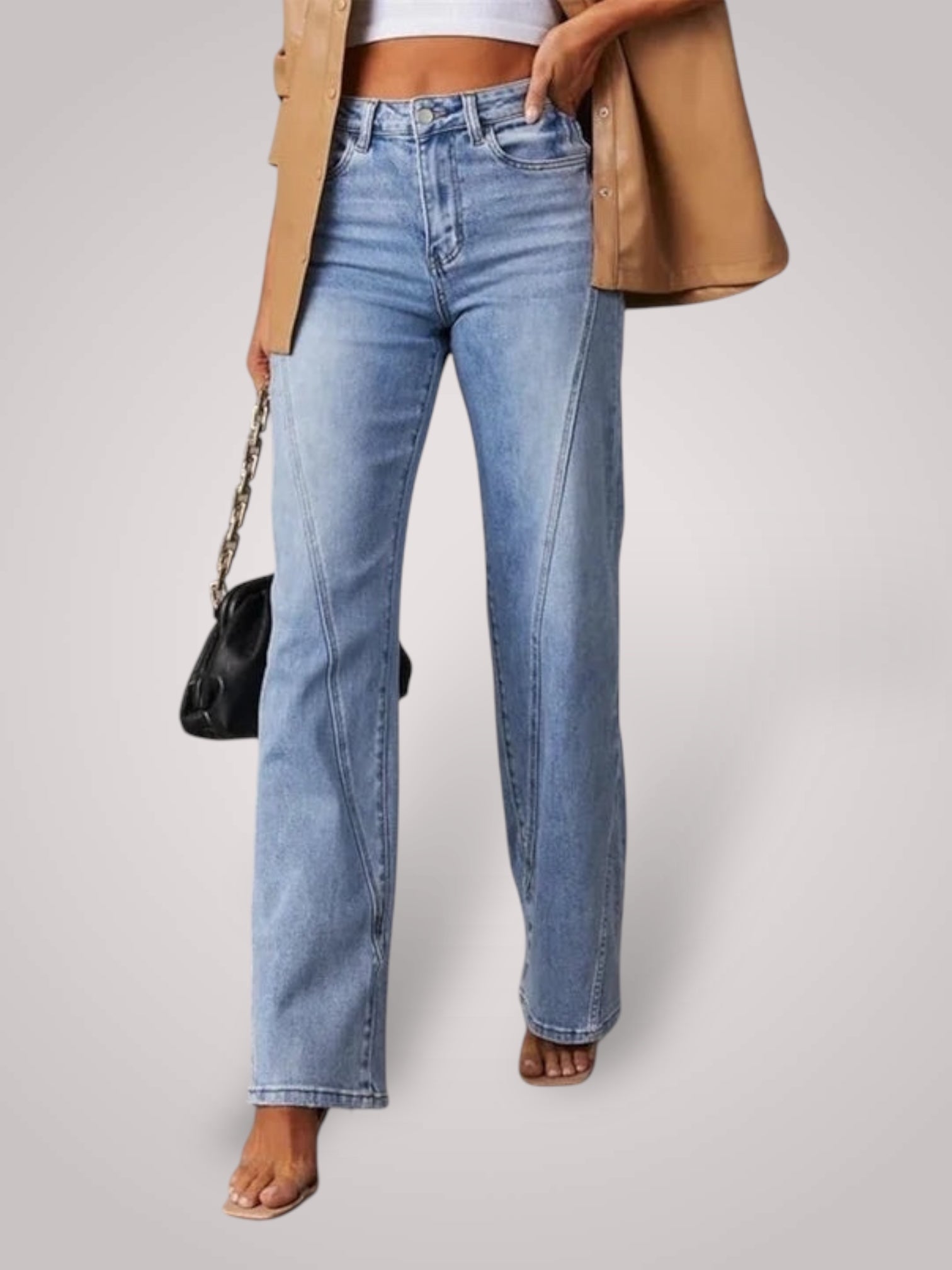 Lova | Mid-Rise Wide Leg Jeans