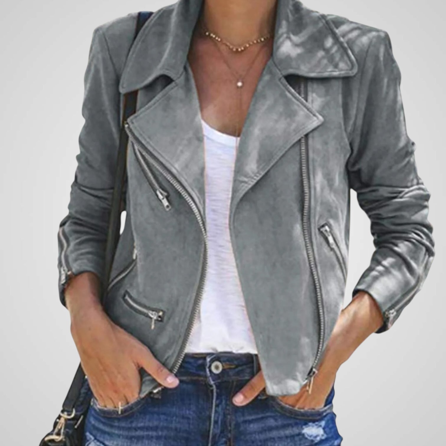 Fura | Leather biker jacket