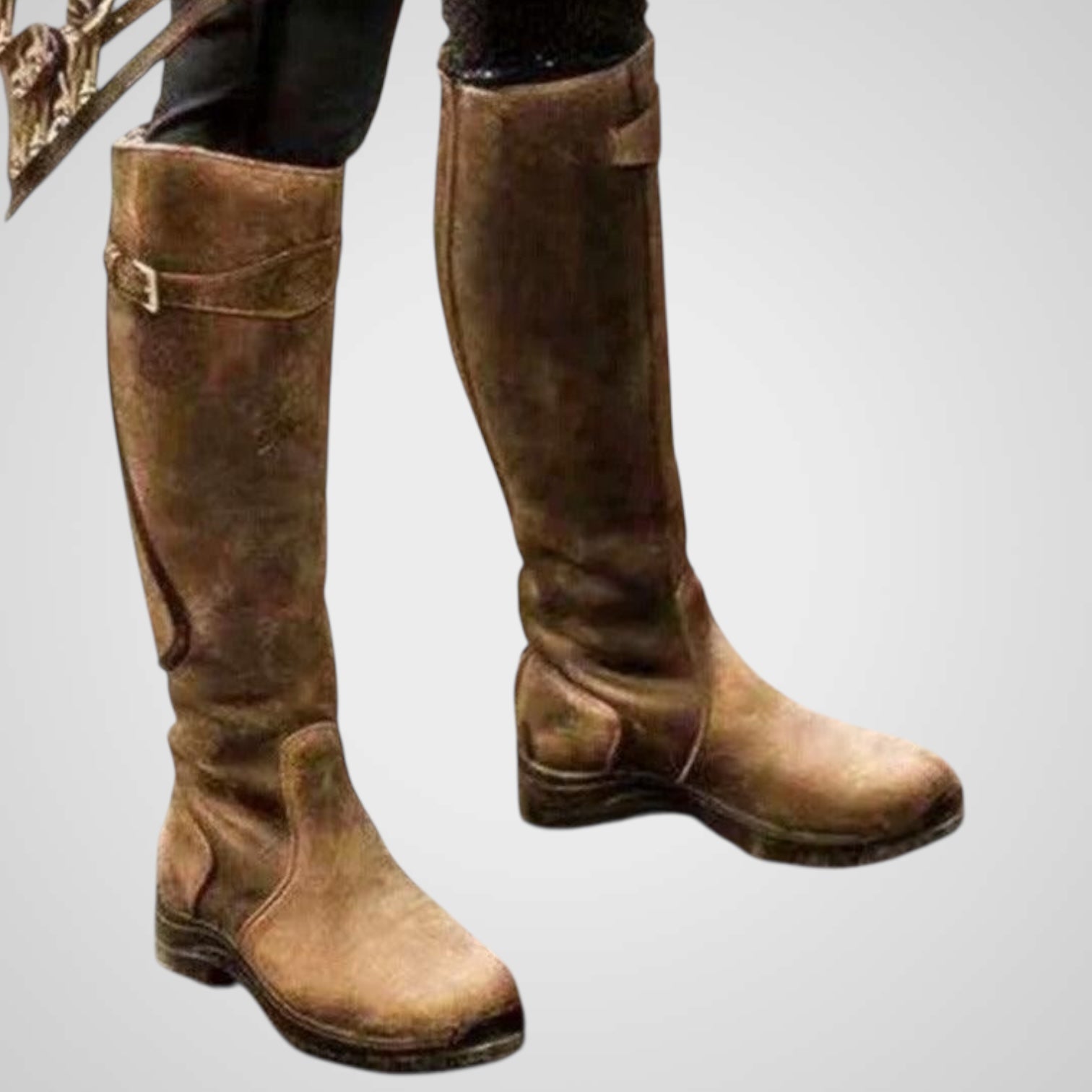 Patris | Nepremokavé kožené zimné jazdecké čižmy pre ženy