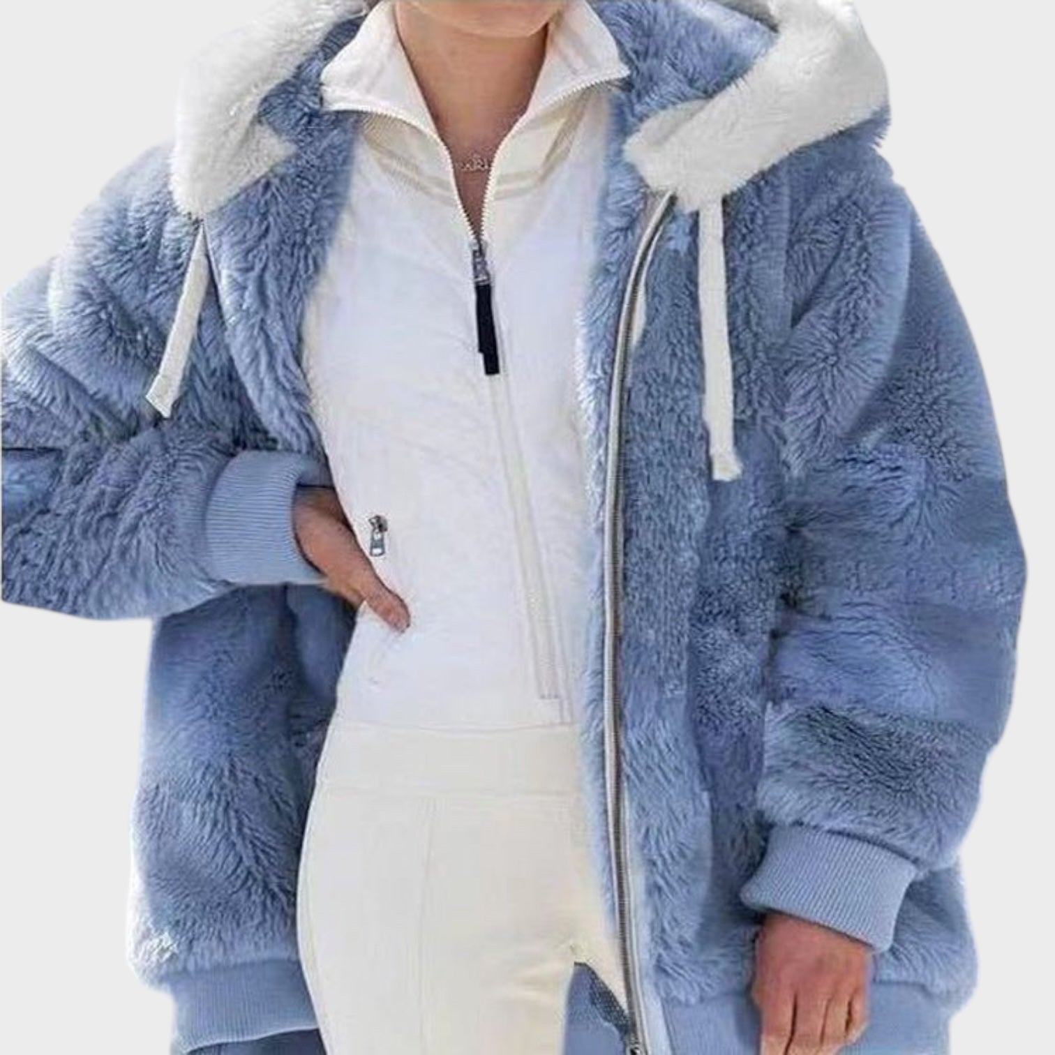 Andrea | Winter jacket with hood and zipper
