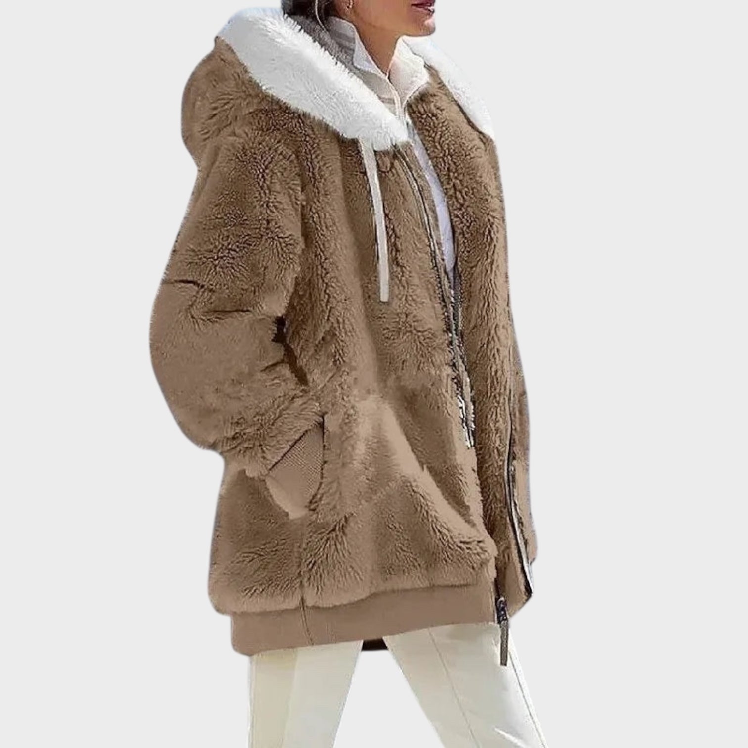 Andrea | Winter jacket with hood and zipper