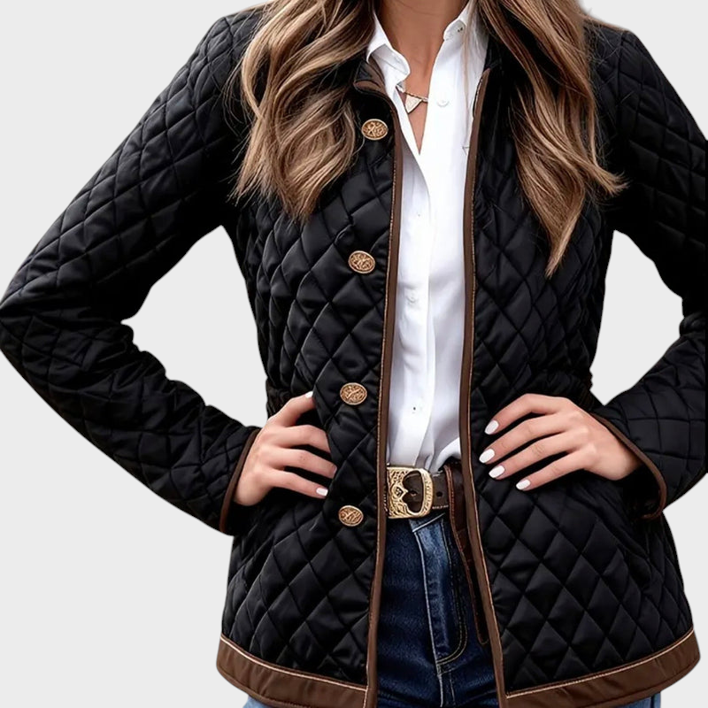 Sissi | Black Quilted Jacket