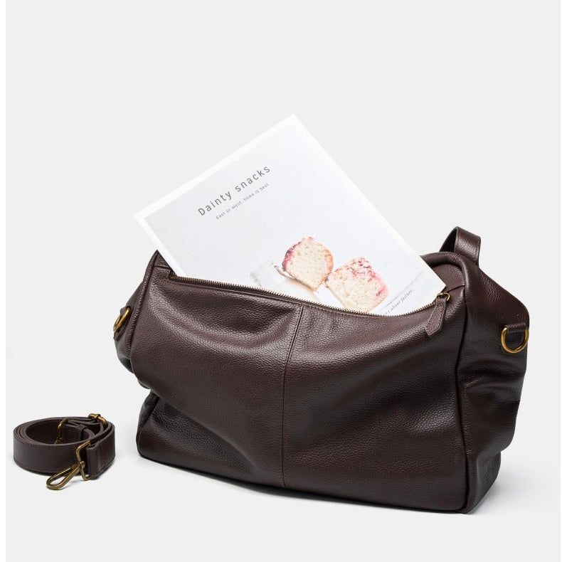 Adriani | Retro genuine leather soft minimalist bag for everyday use