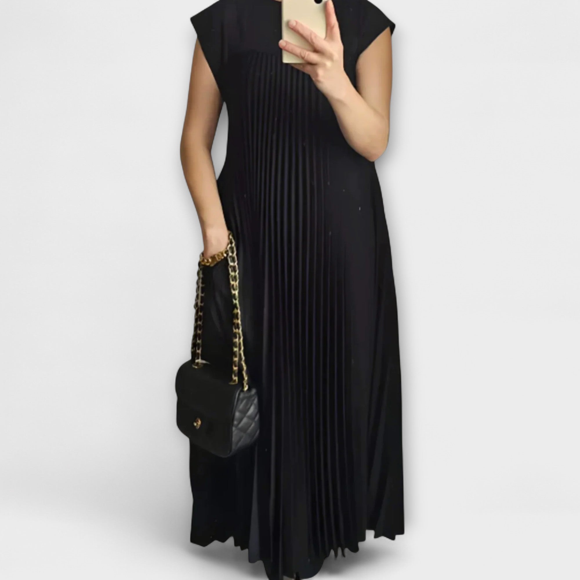 Zailer - Elegant Pleated Dress