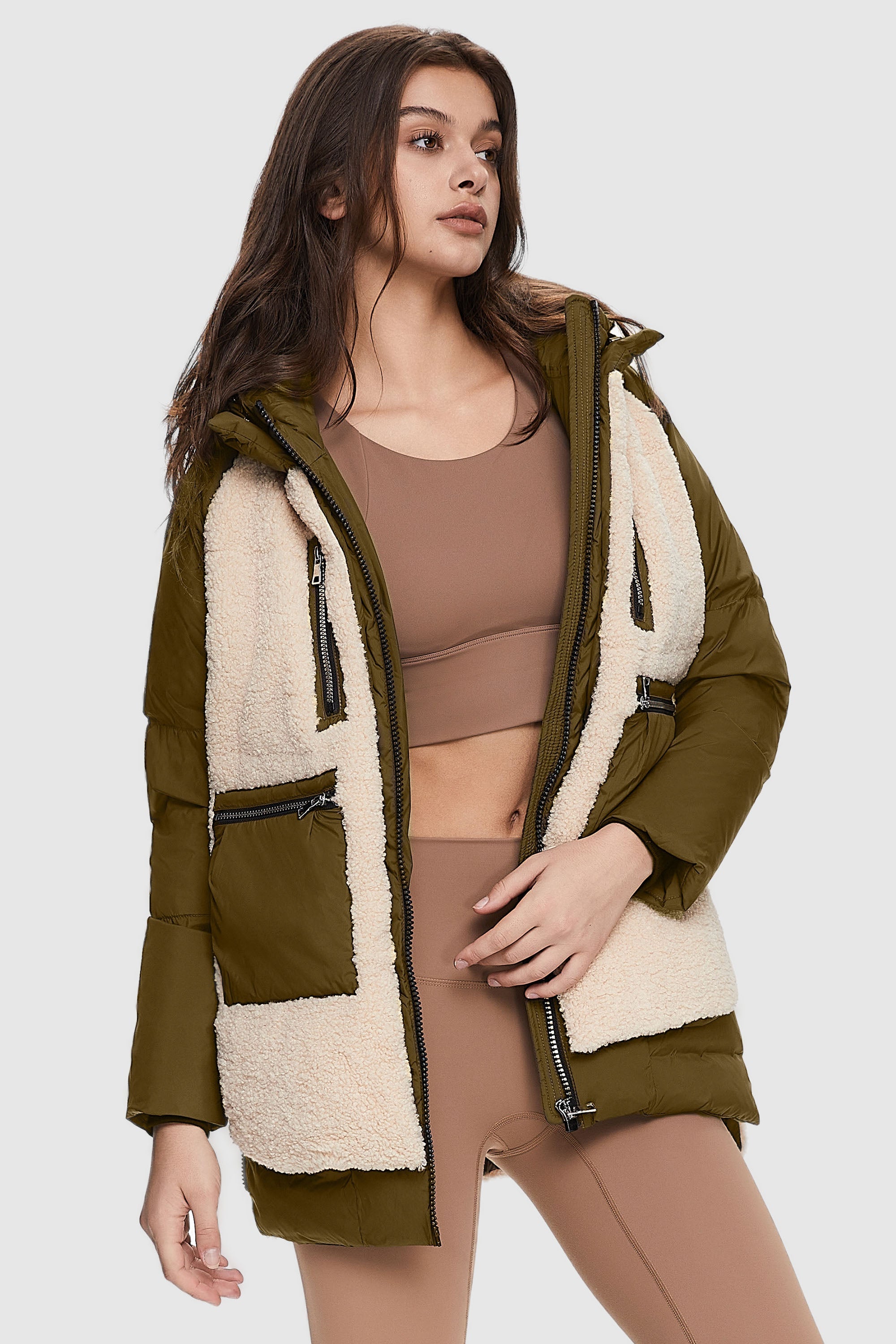 Irene - Fleece Down Puffer