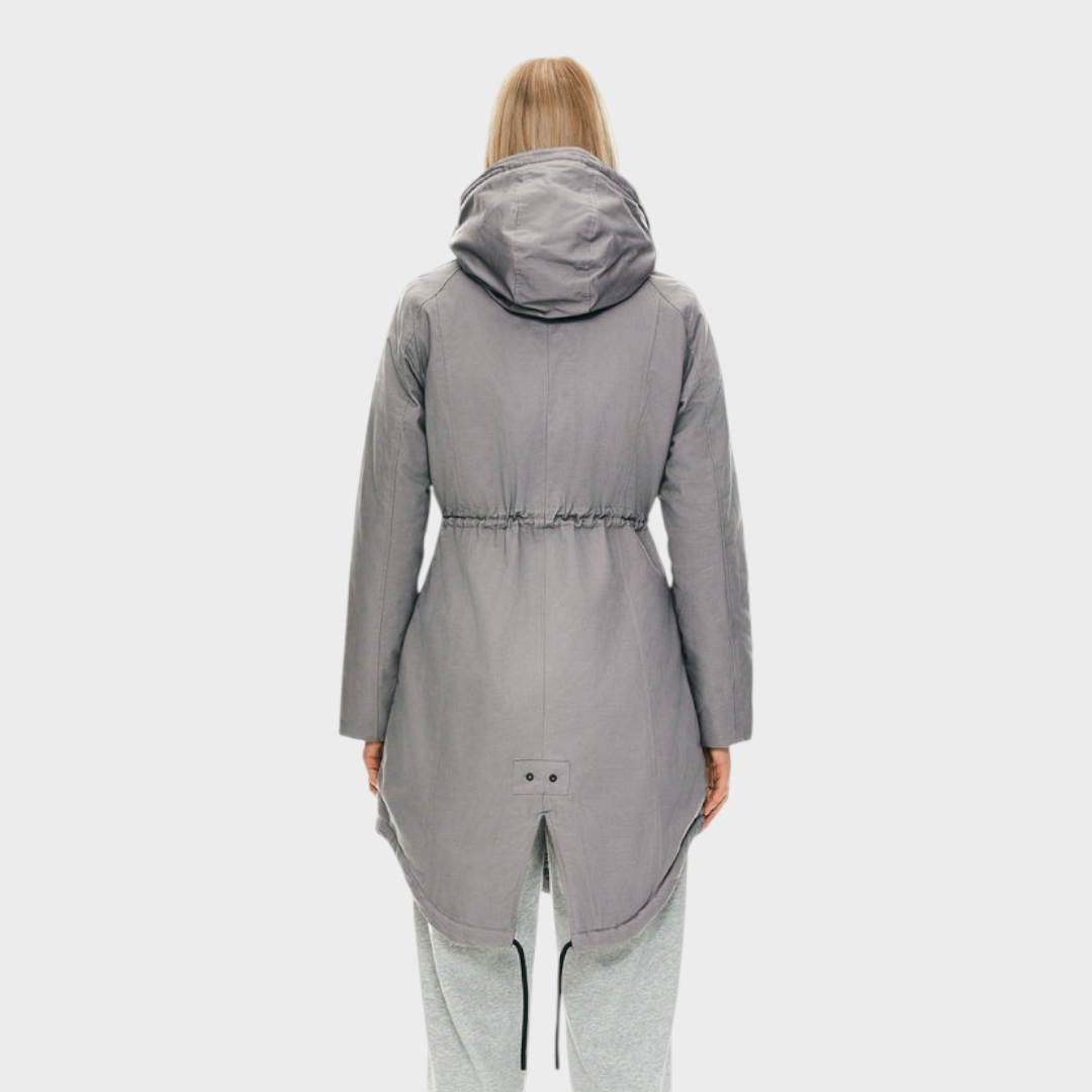 Eilish | Fleece Hooded Parka Jacket with Pockets