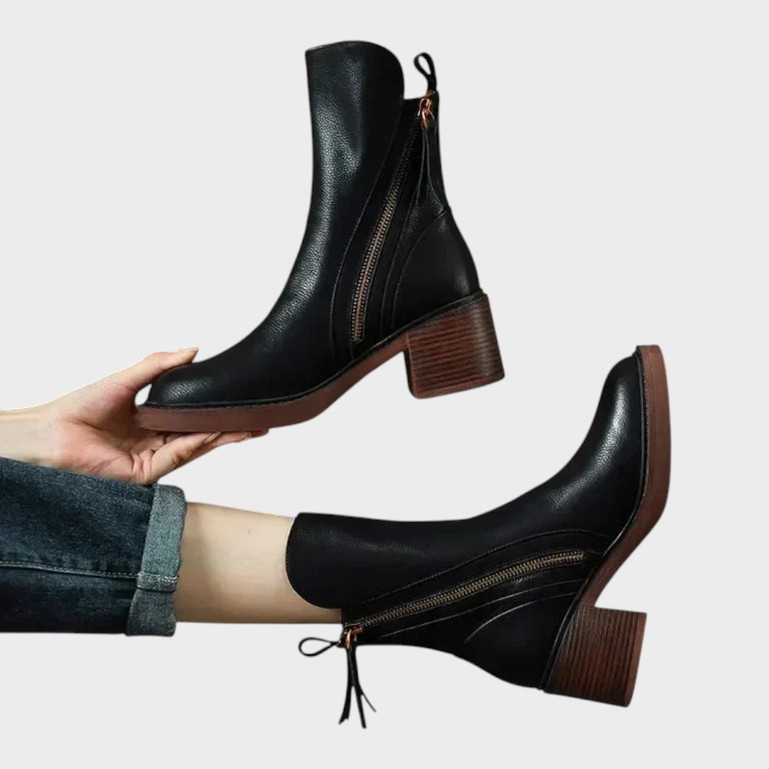 Angie | Salerno Platform Ankle Boots
