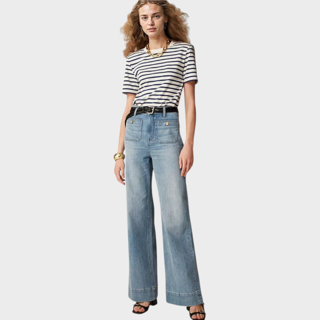 Jhana | Denim Capri Pants