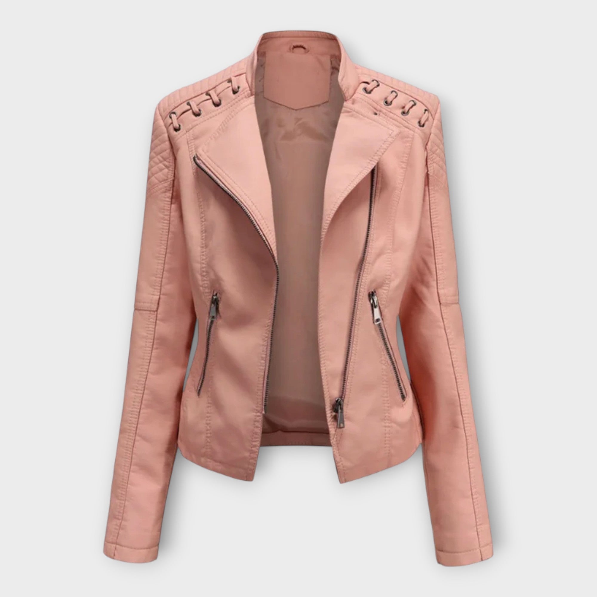 Modern Leather Jacket with Elegant Line and Timeless Finesse