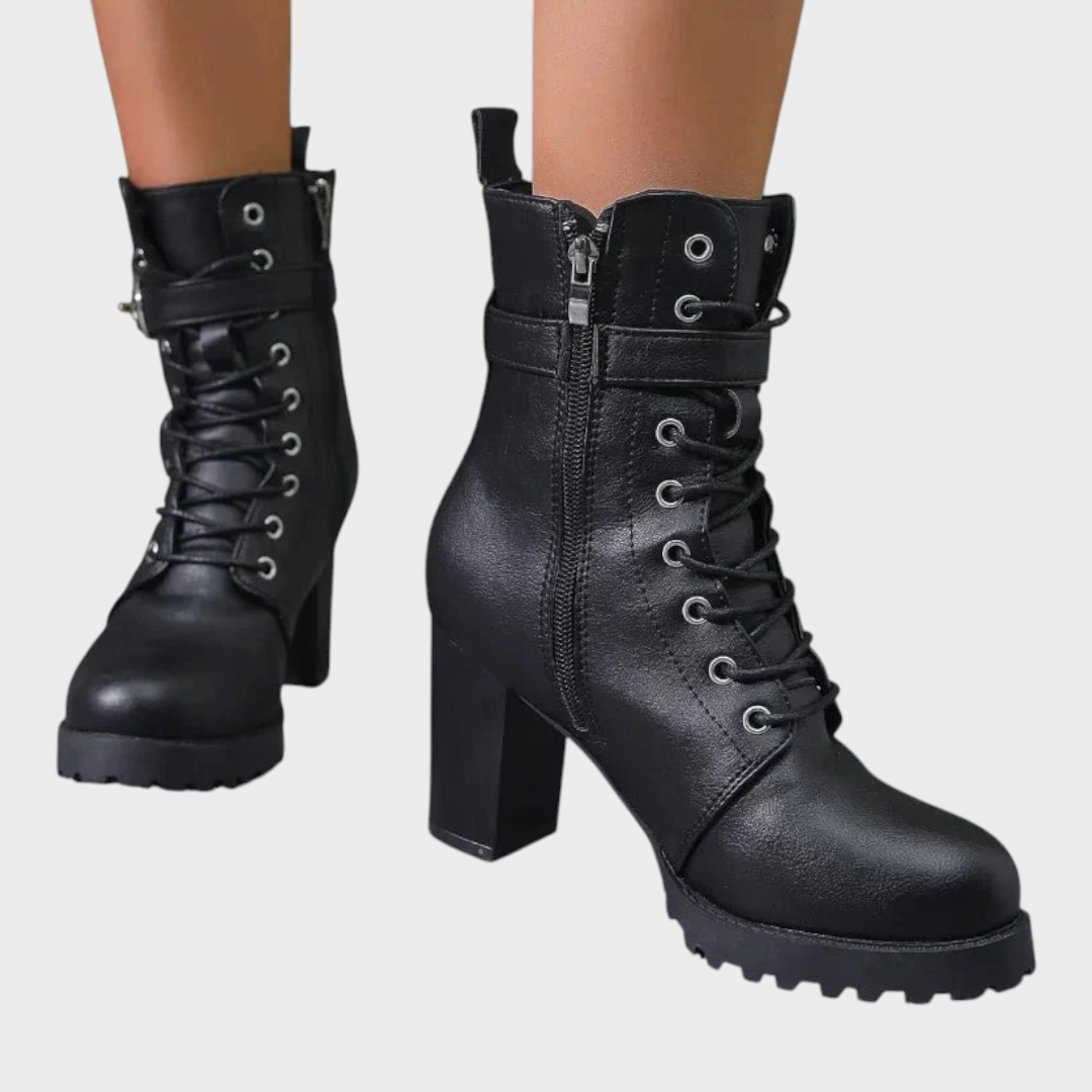 Briley | Heeled Combat Boots