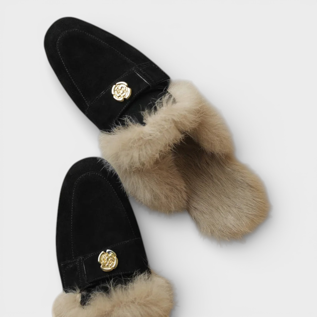 Harriet | Suede boots with fur